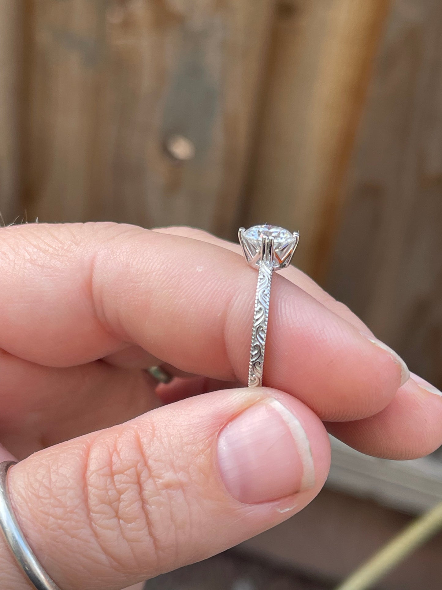 Clementine 1.5ct Promise Ring