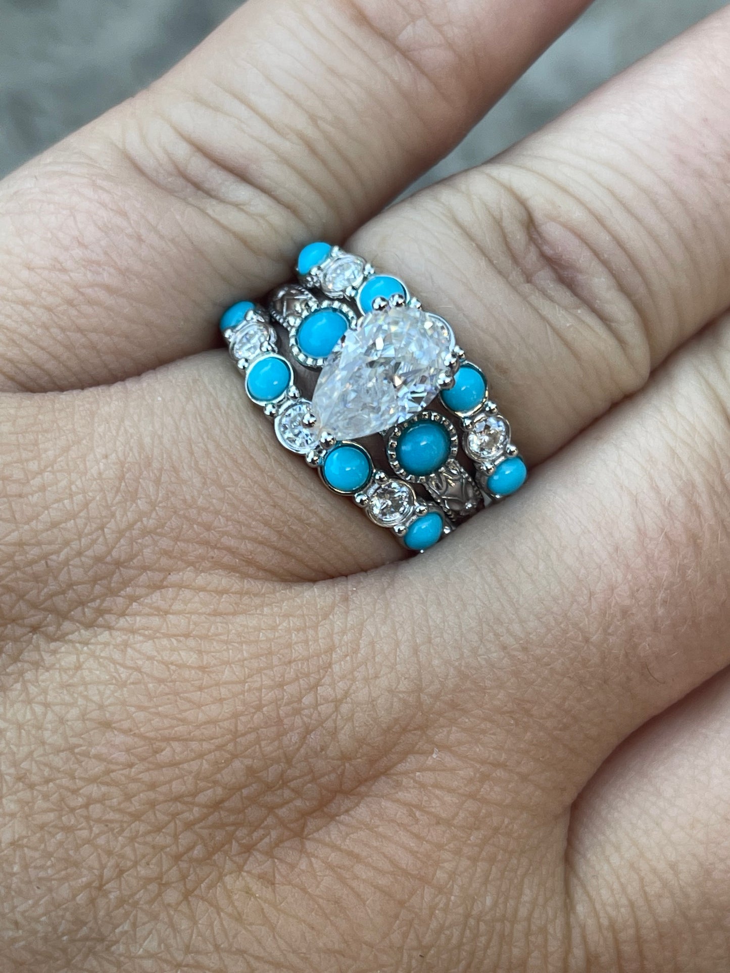 Josie Turquoise Engagement Ring