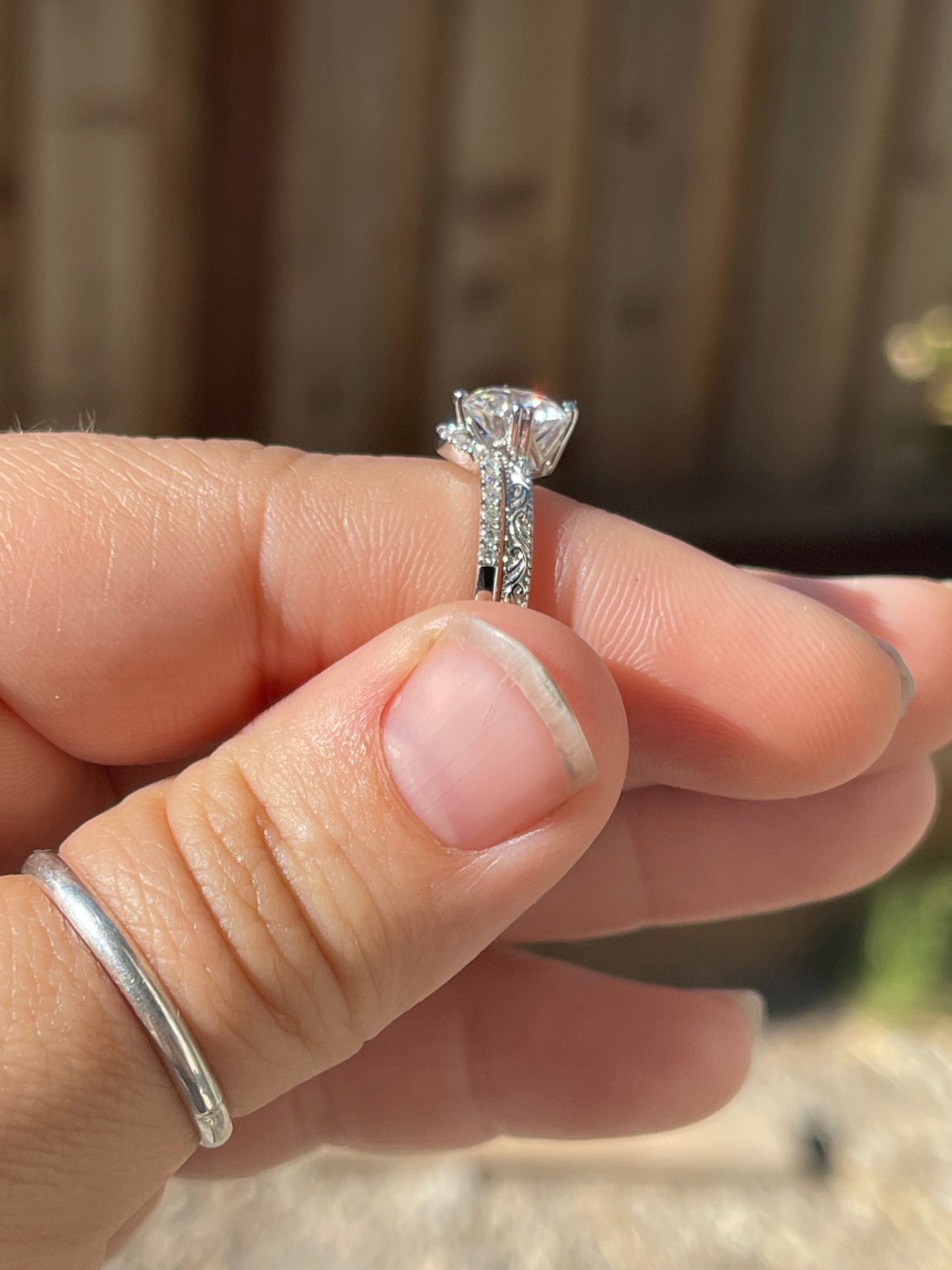 Clementine 1.5ct Promise Ring