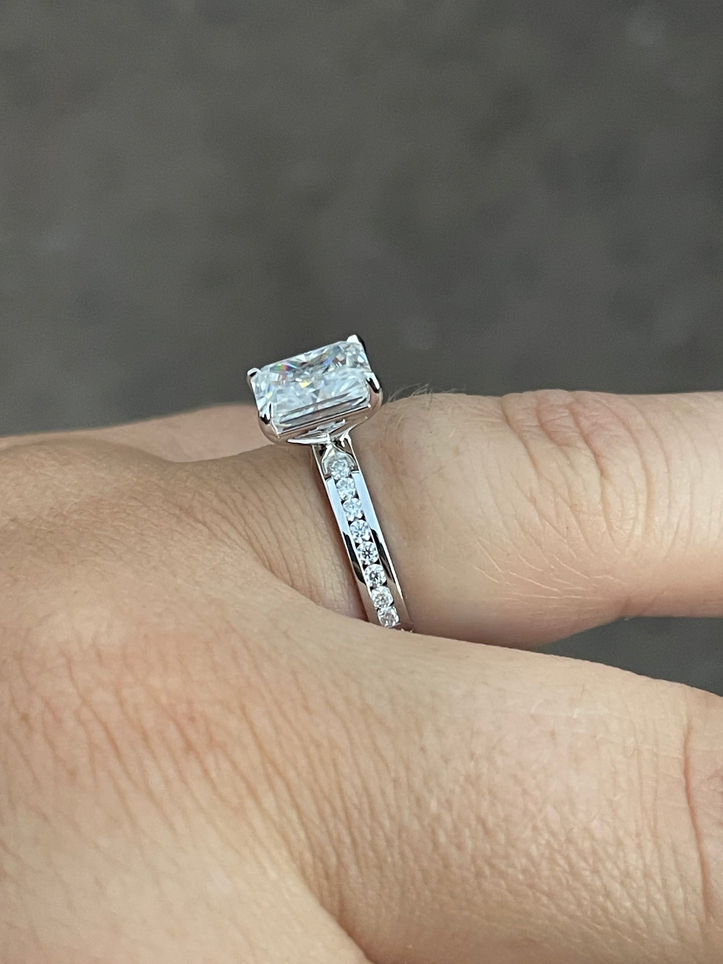 Brooks Sterling Silver Engagement Ring