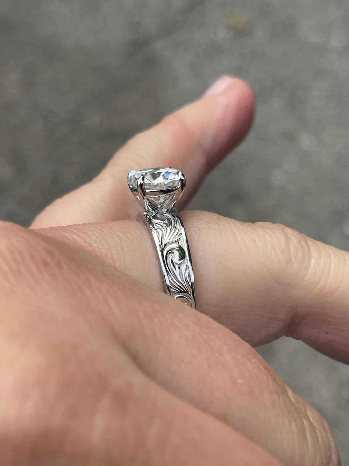 Brynlee Sterling Silver Engagement Ring