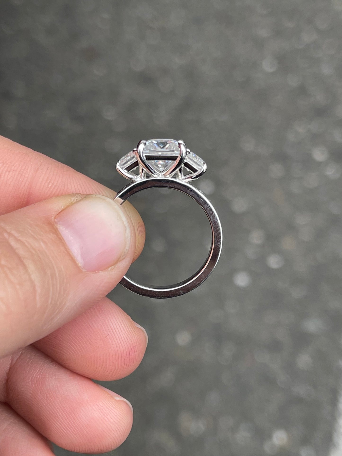 Mia Sterling Silver Engagement Ring