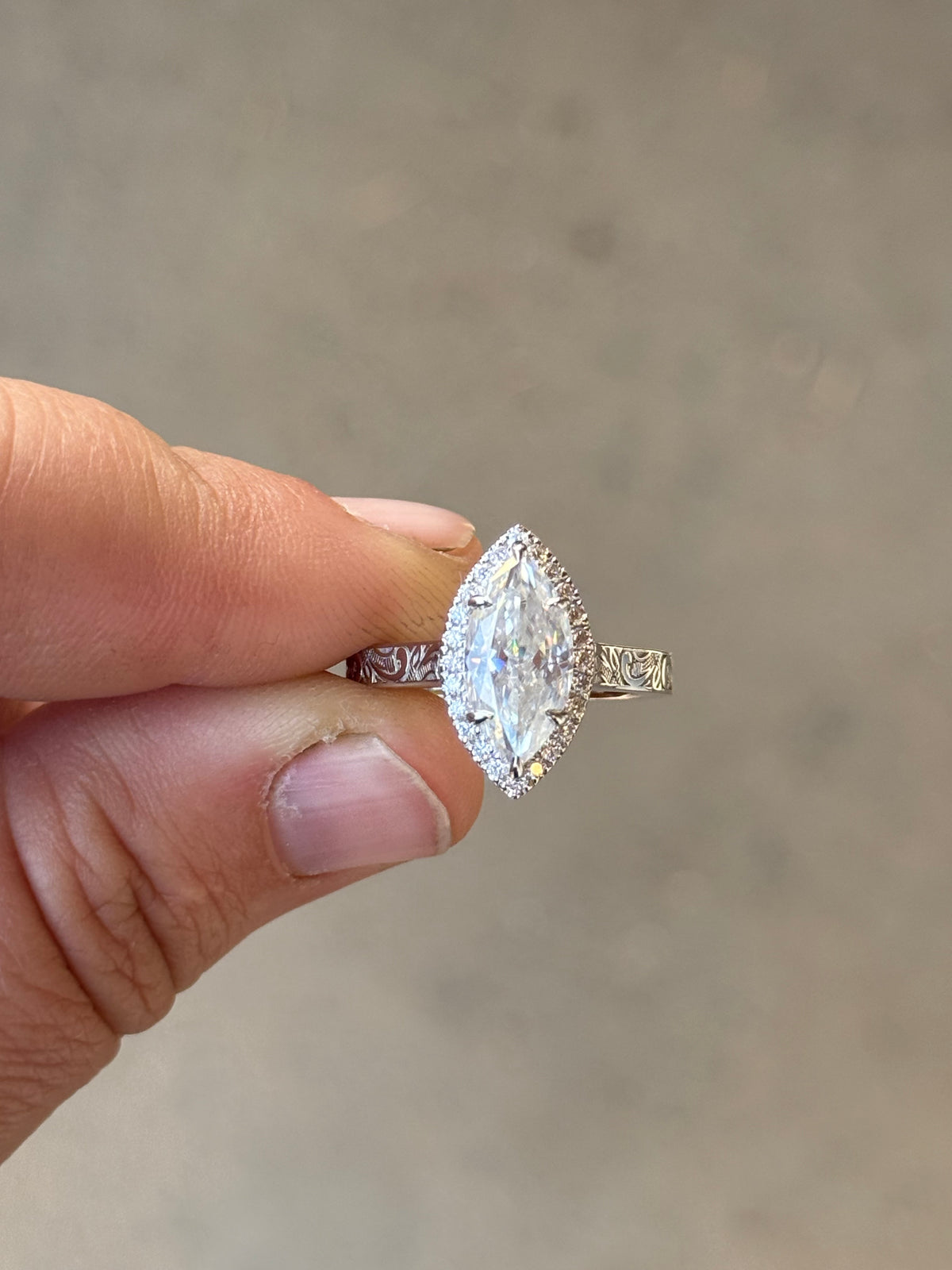 Riviera Cathedral Sterling Silver Engagement Ring