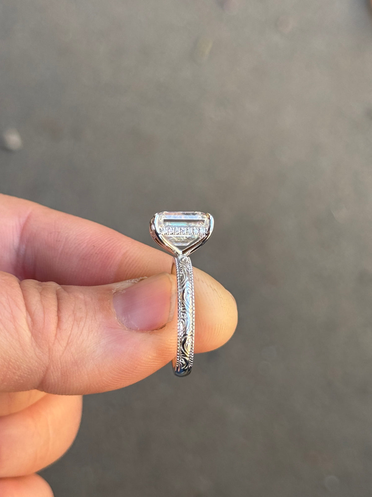 Scout 5ct Hidden Halo Engagement Ring