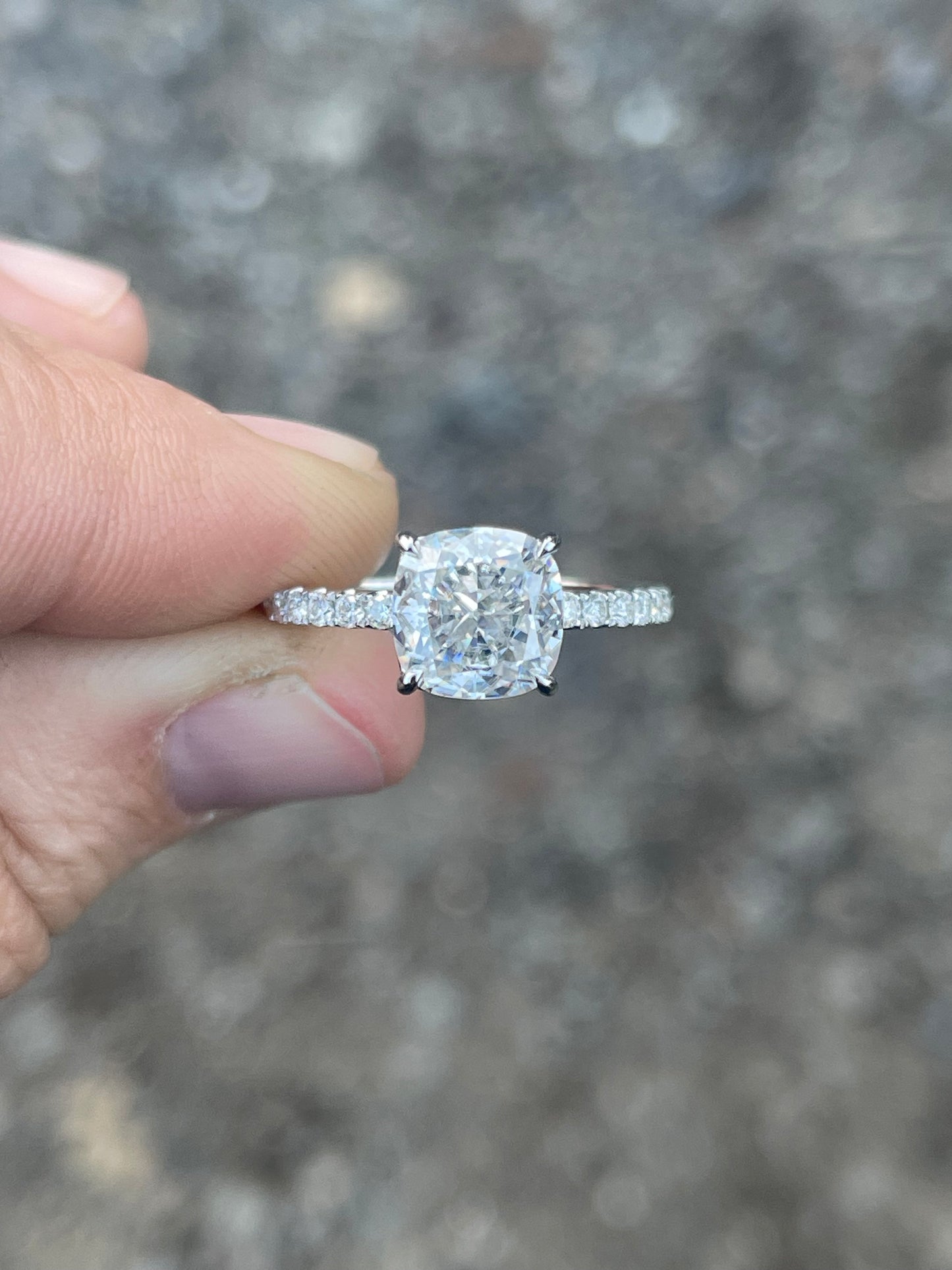 Charley Sterling Silver Engagement Ring