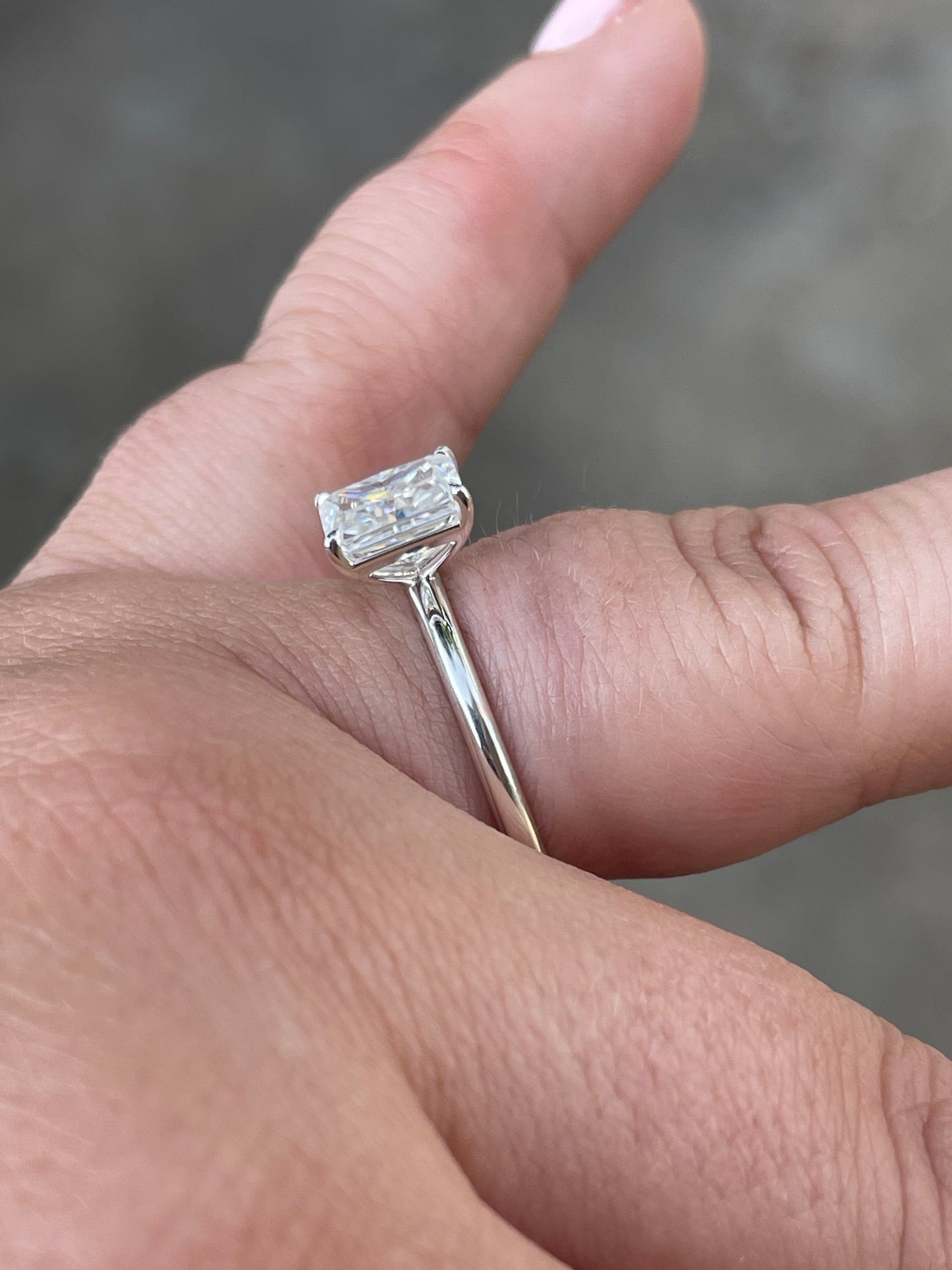 Ronnie Sterling Silver Engagement Ring