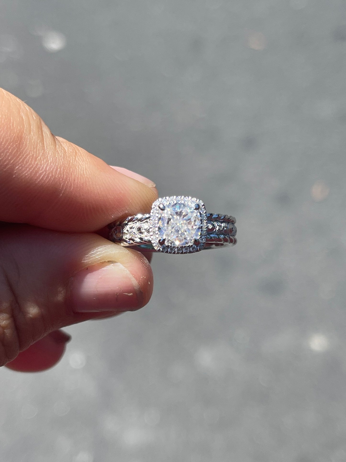 Annalee Sterling Silver Engagement Ring