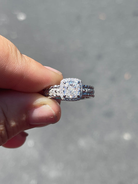 Annalee Sterling Silver Engagement Ring