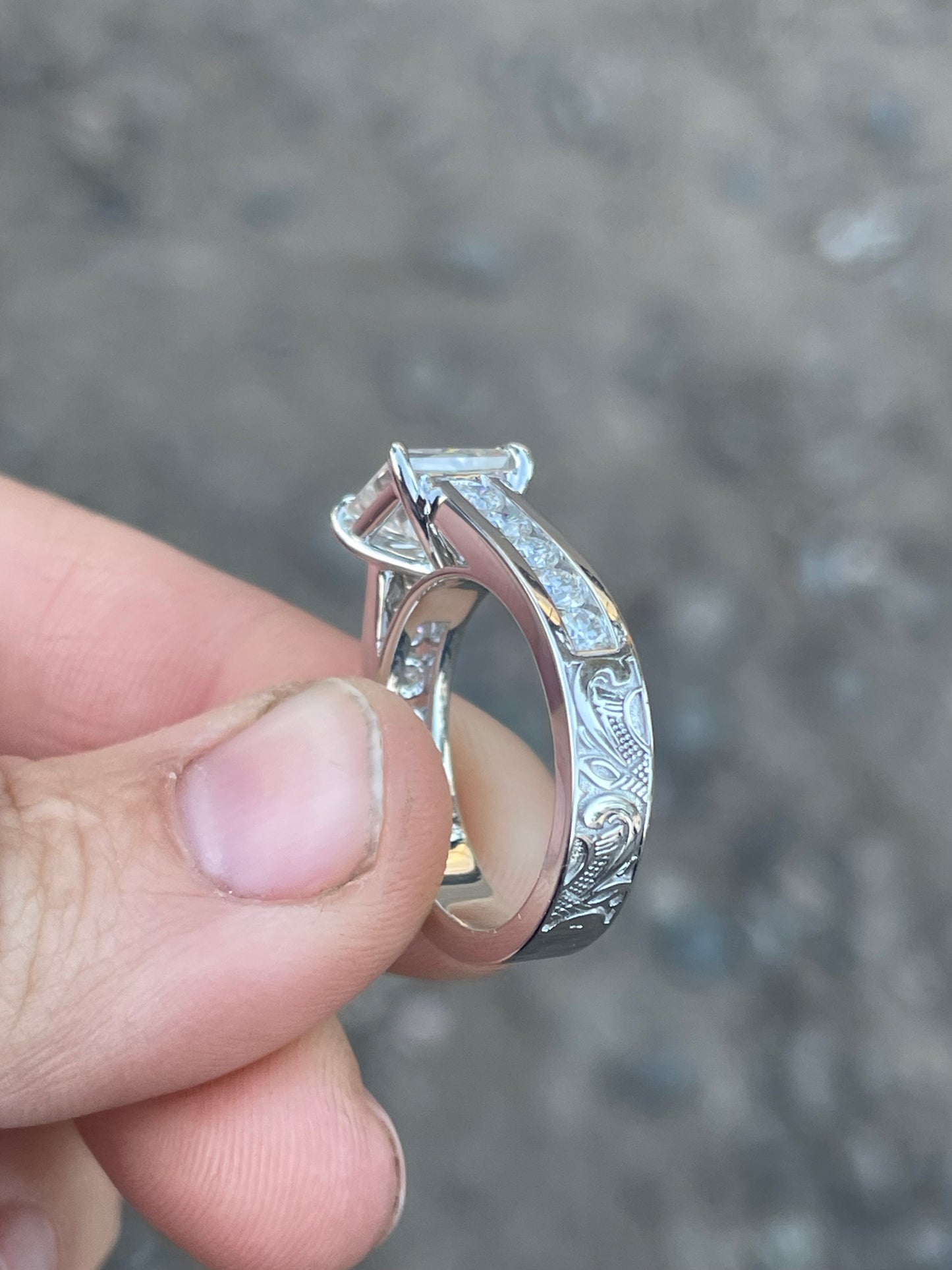 Rusty Cathedral Engagement Ring