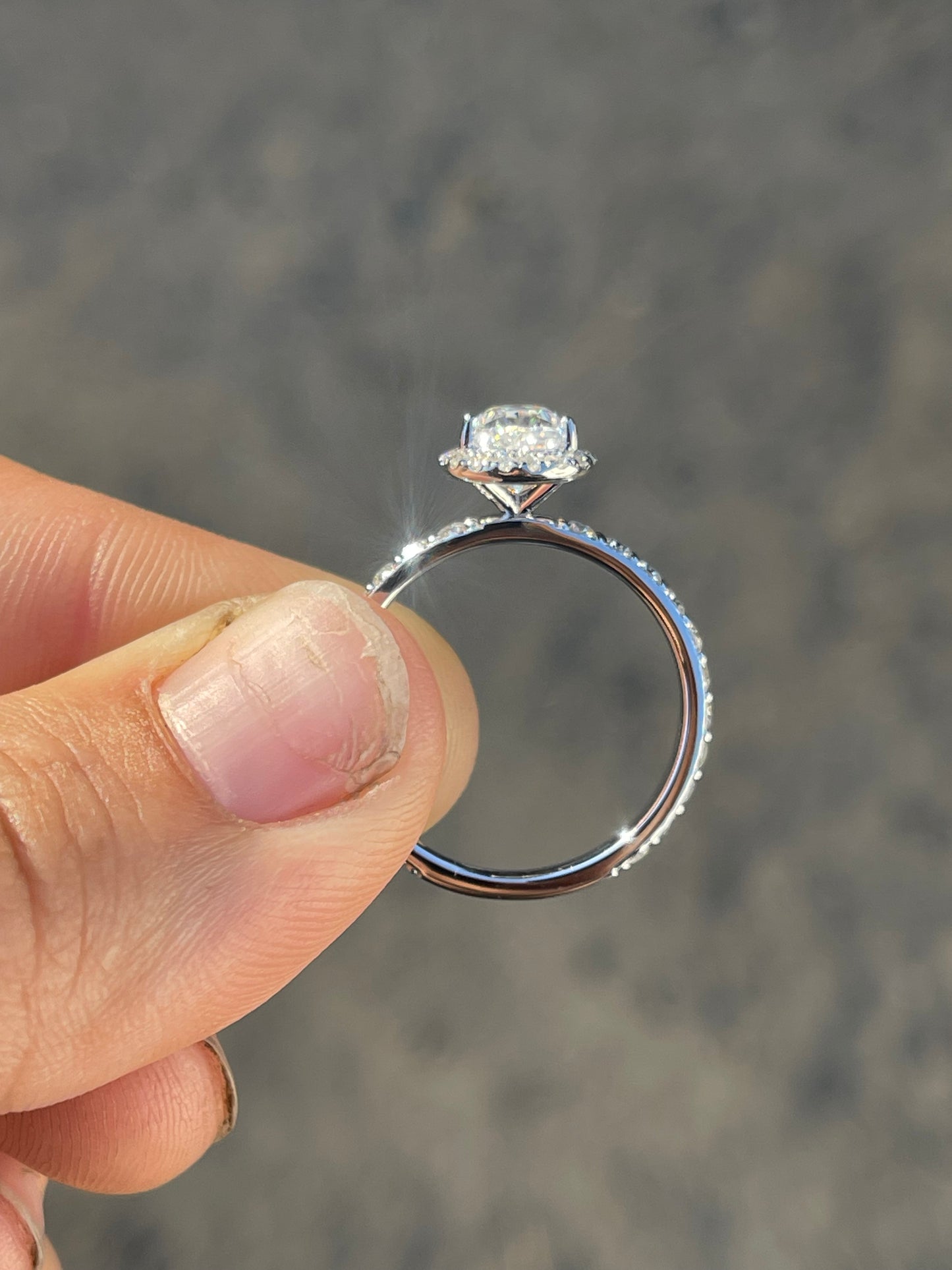 Jessica Sterling Silver Engagement Ring