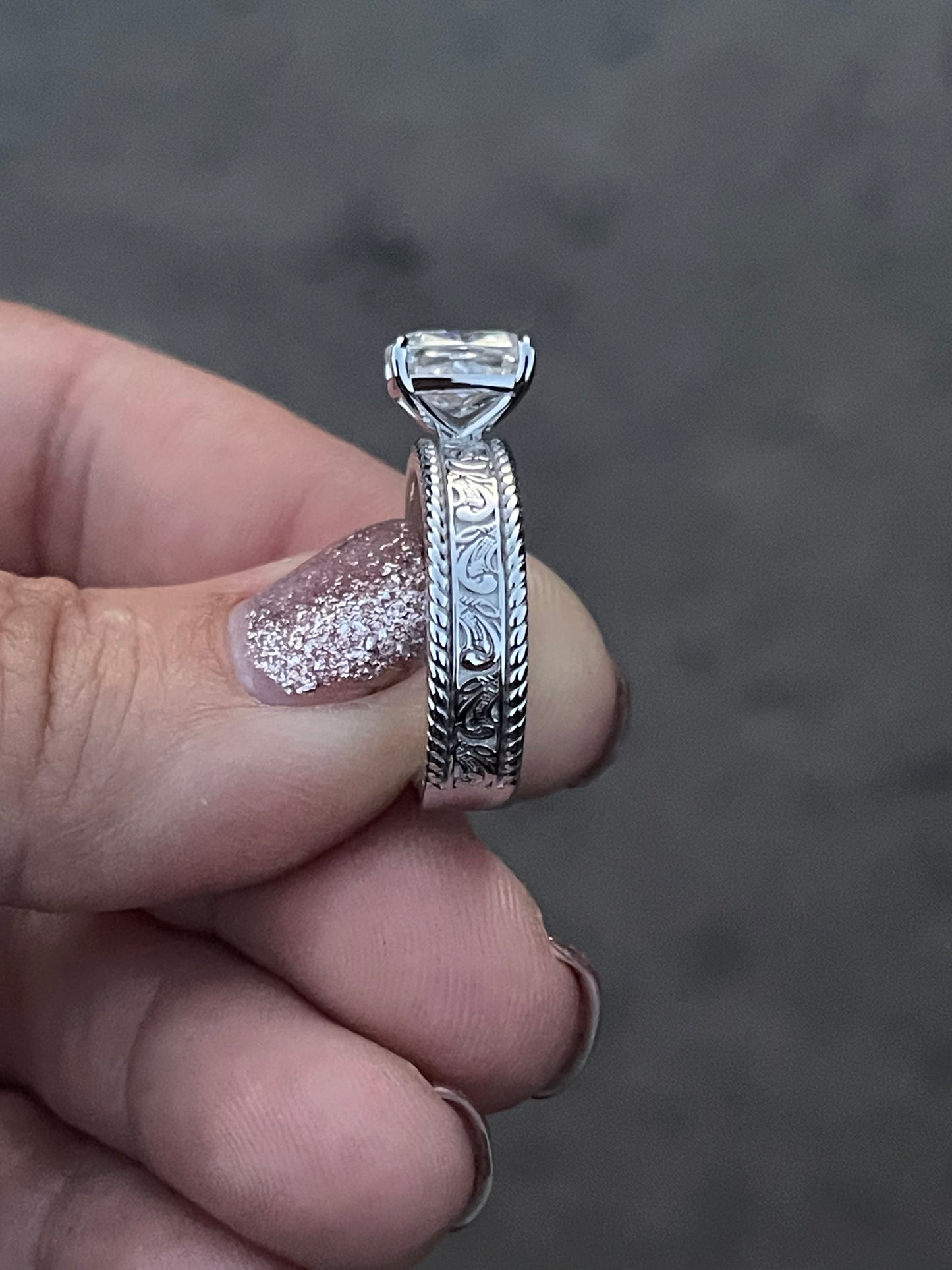 Paisley Engagement Ring