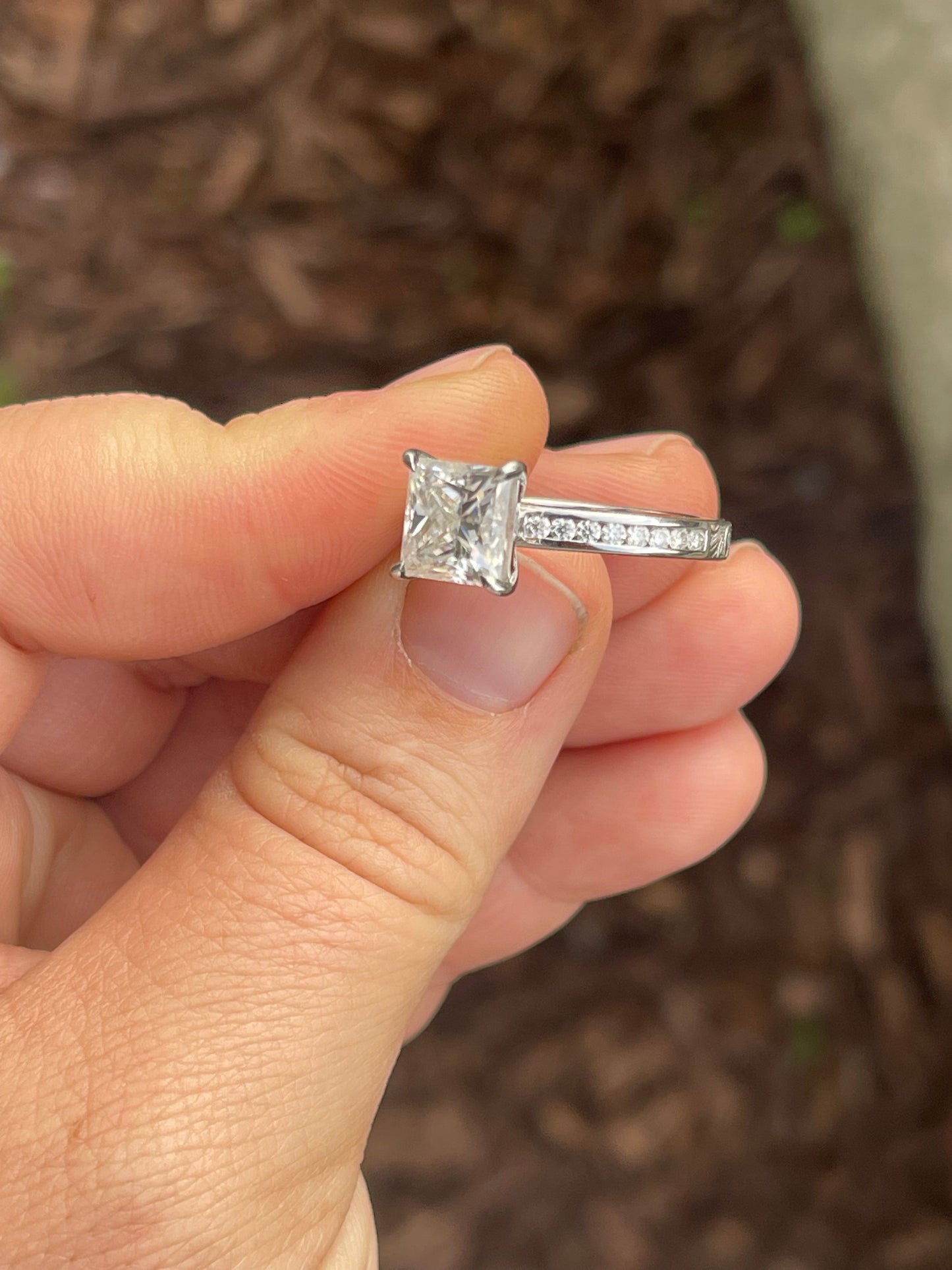 Tessa Sterling Silver Engagement Ring