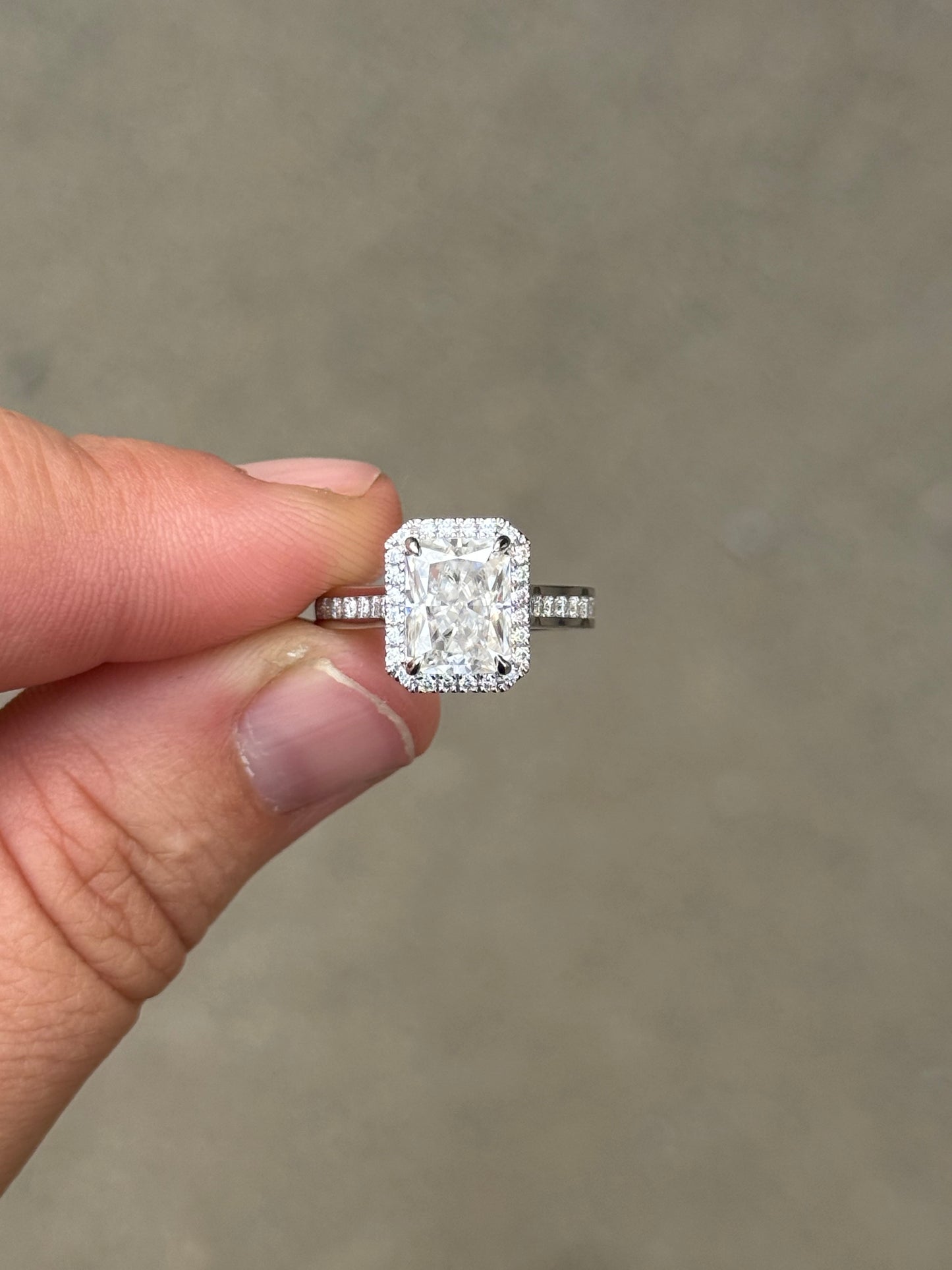 Dunn Cathedral Diamond Engagement Ring