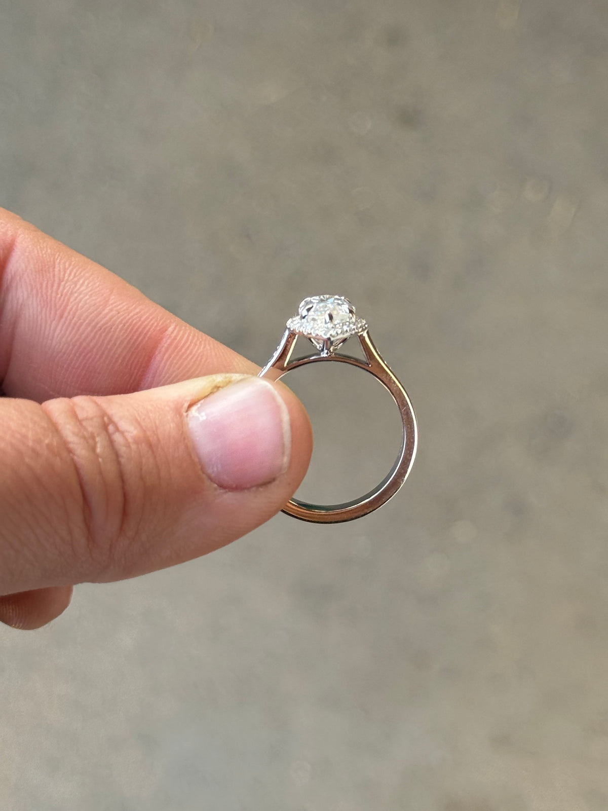 Riviera Cathedral Sterling Silver Engagement Ring