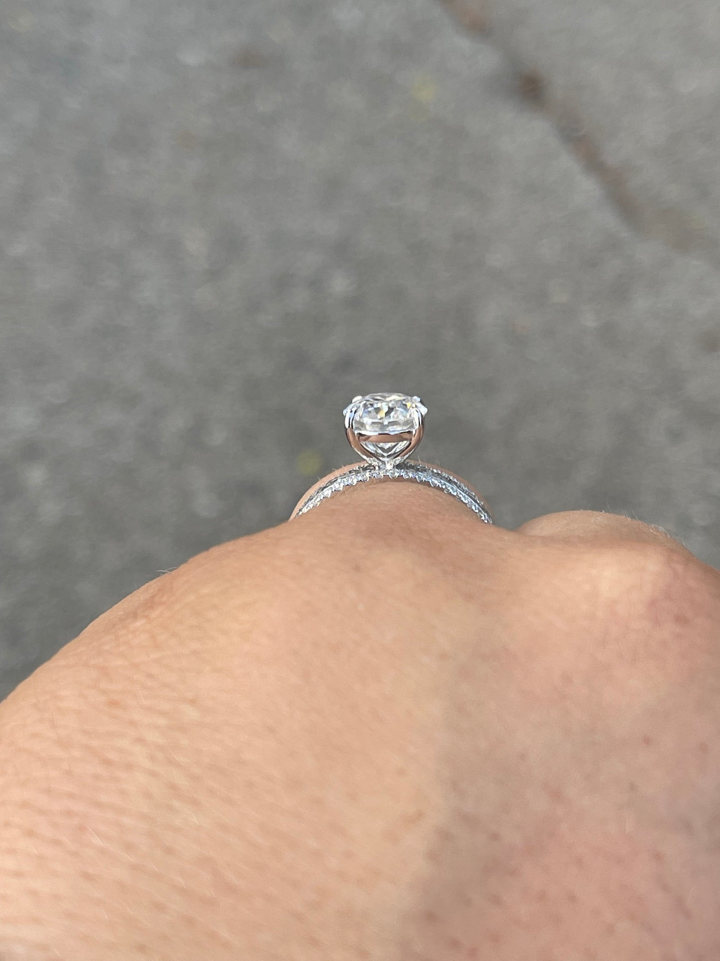 Reinner Sterling Silver Engagement Ring