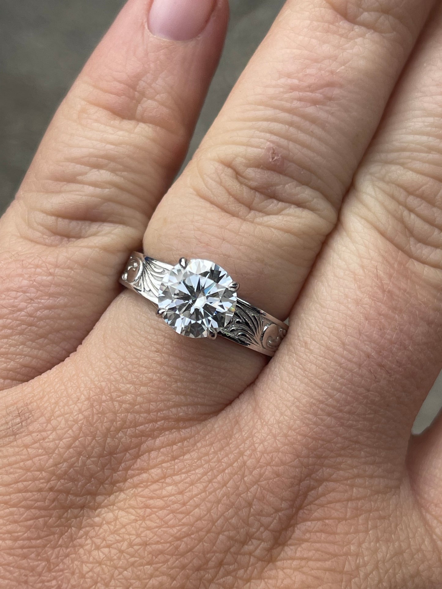 Brynlee Sterling Silver Engagement Ring