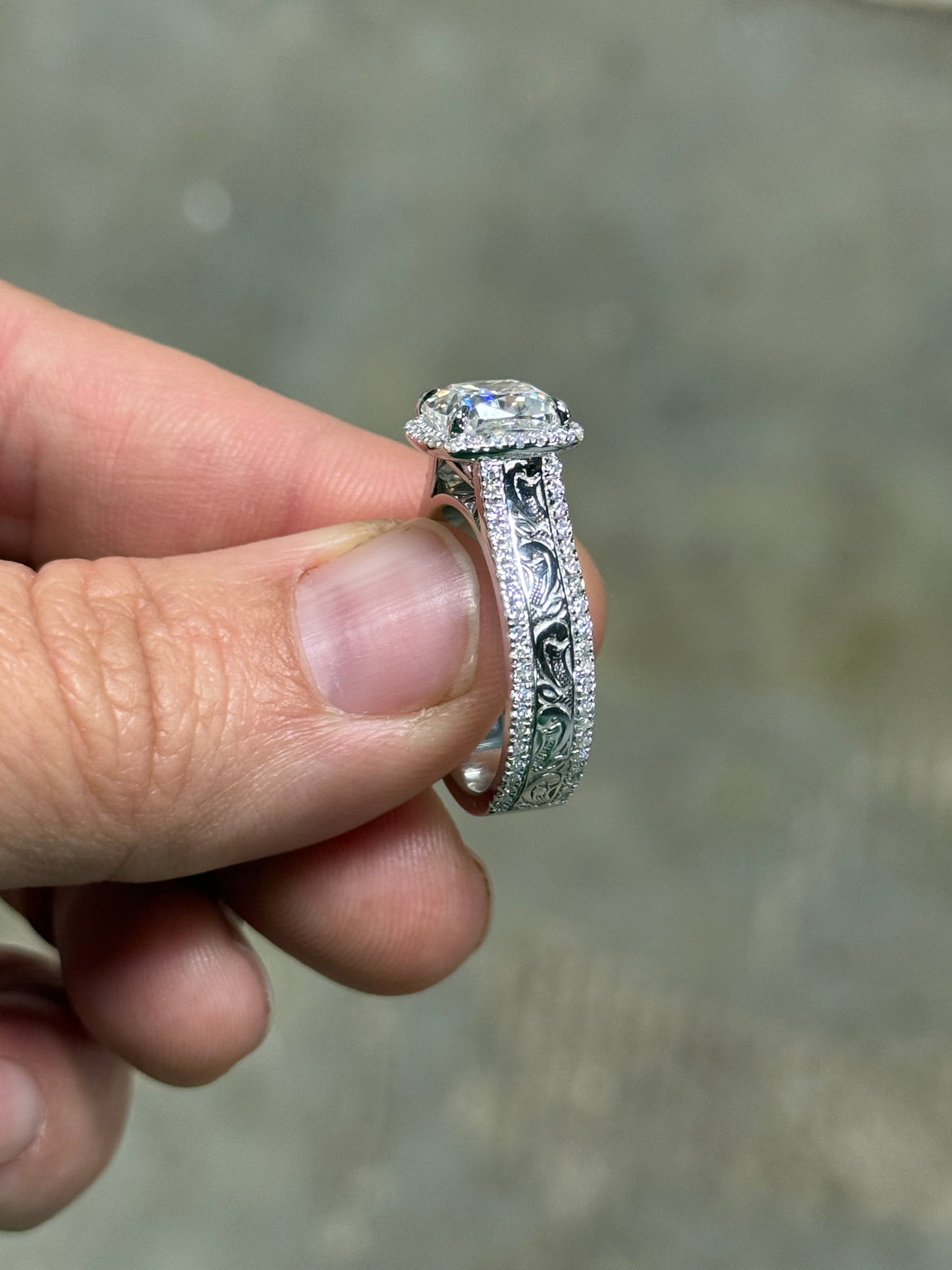 Jean Cathedral Sterling Silver Engagement Ring Engagement Rings Tines Ranch Co