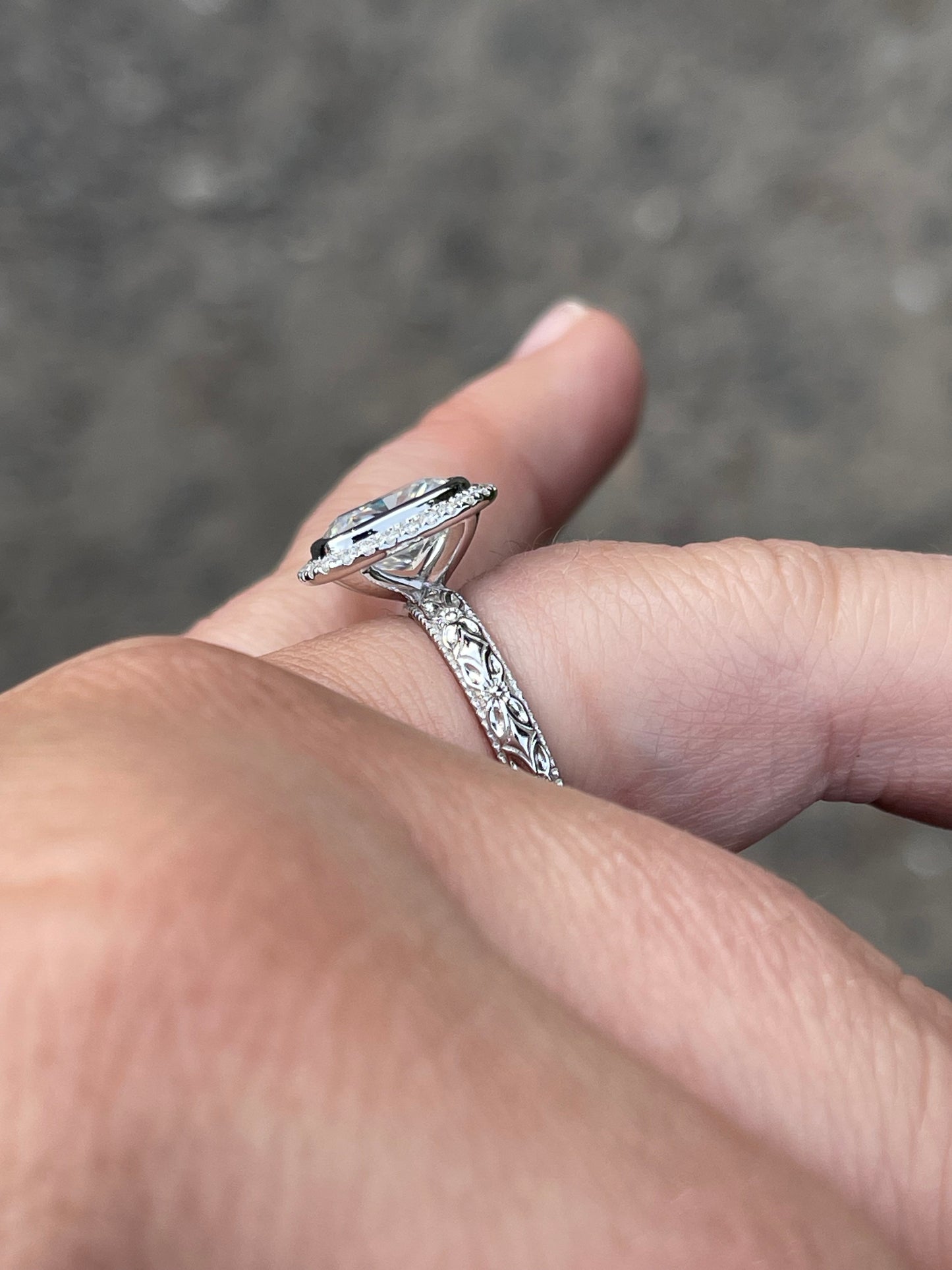 Quinn Sterling Silver Engagement Ring