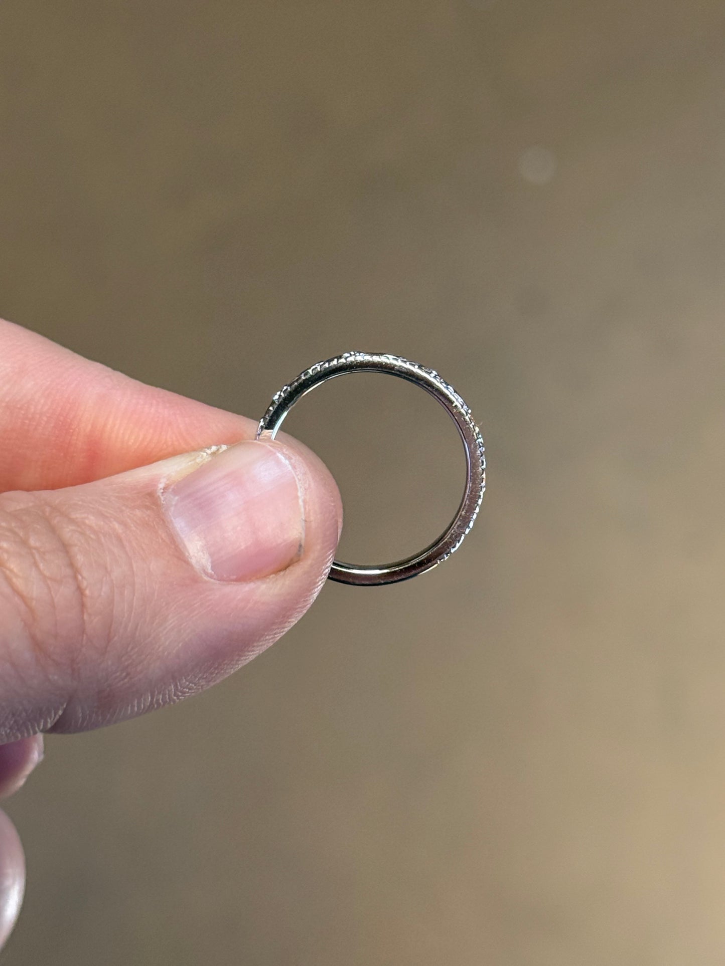 Myrtle Sterling Silver Wedding Band