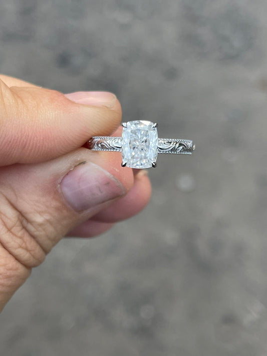 Millie (LP) Sterling Silver Engagement Ring