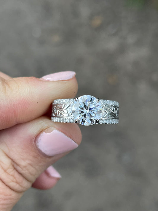 Luca Sterling Silver Engagement Ring