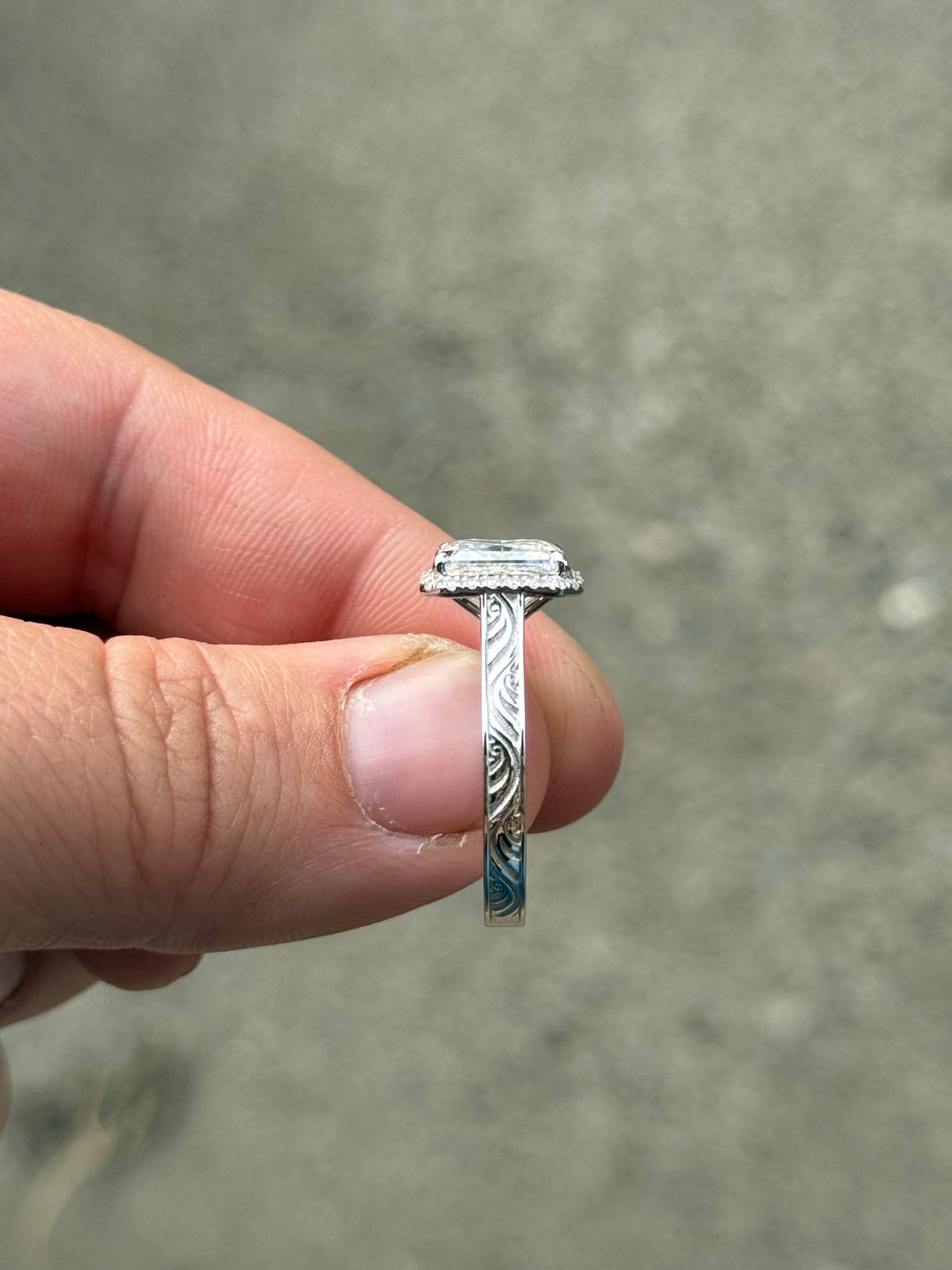 Benson Sterling Silver Engagement Ring Engagement Rings Tines Ranch Co