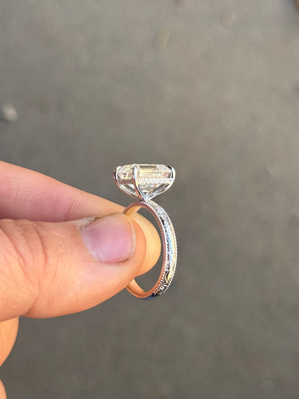 Scout 5ct Hidden Halo Engagement Ring