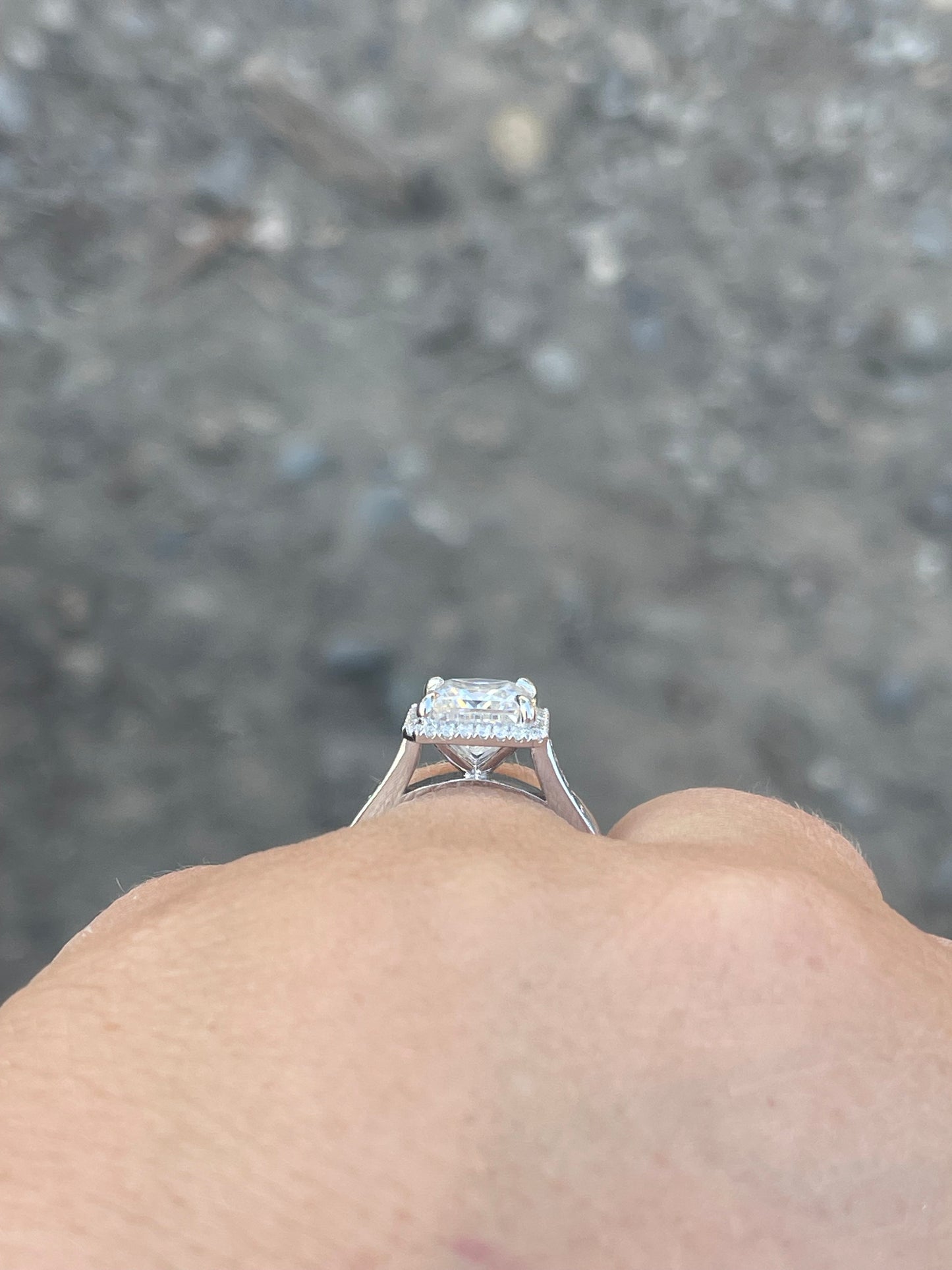 Spade Engagement Ring
