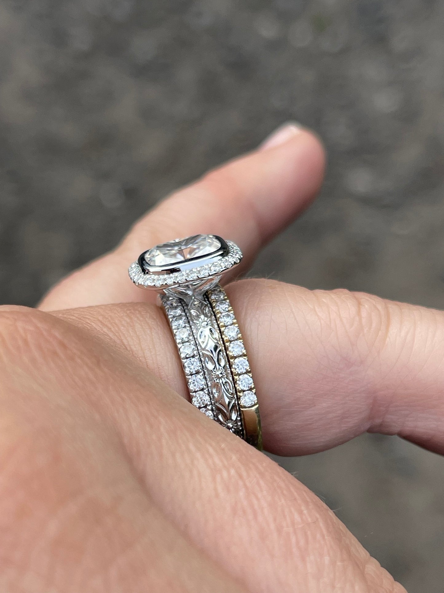 Quinn Sterling Silver Engagement Ring