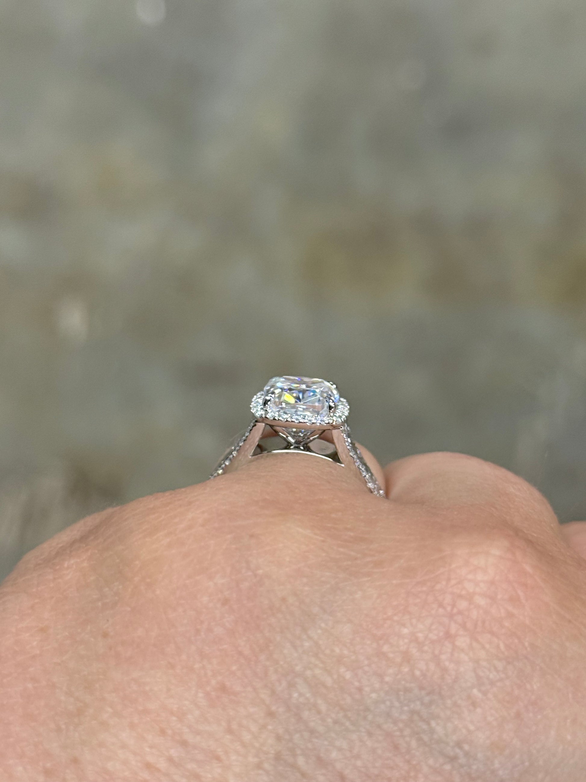 Jean Cathedral Sterling Silver Engagement Ring Engagement Rings Tines Ranch Co