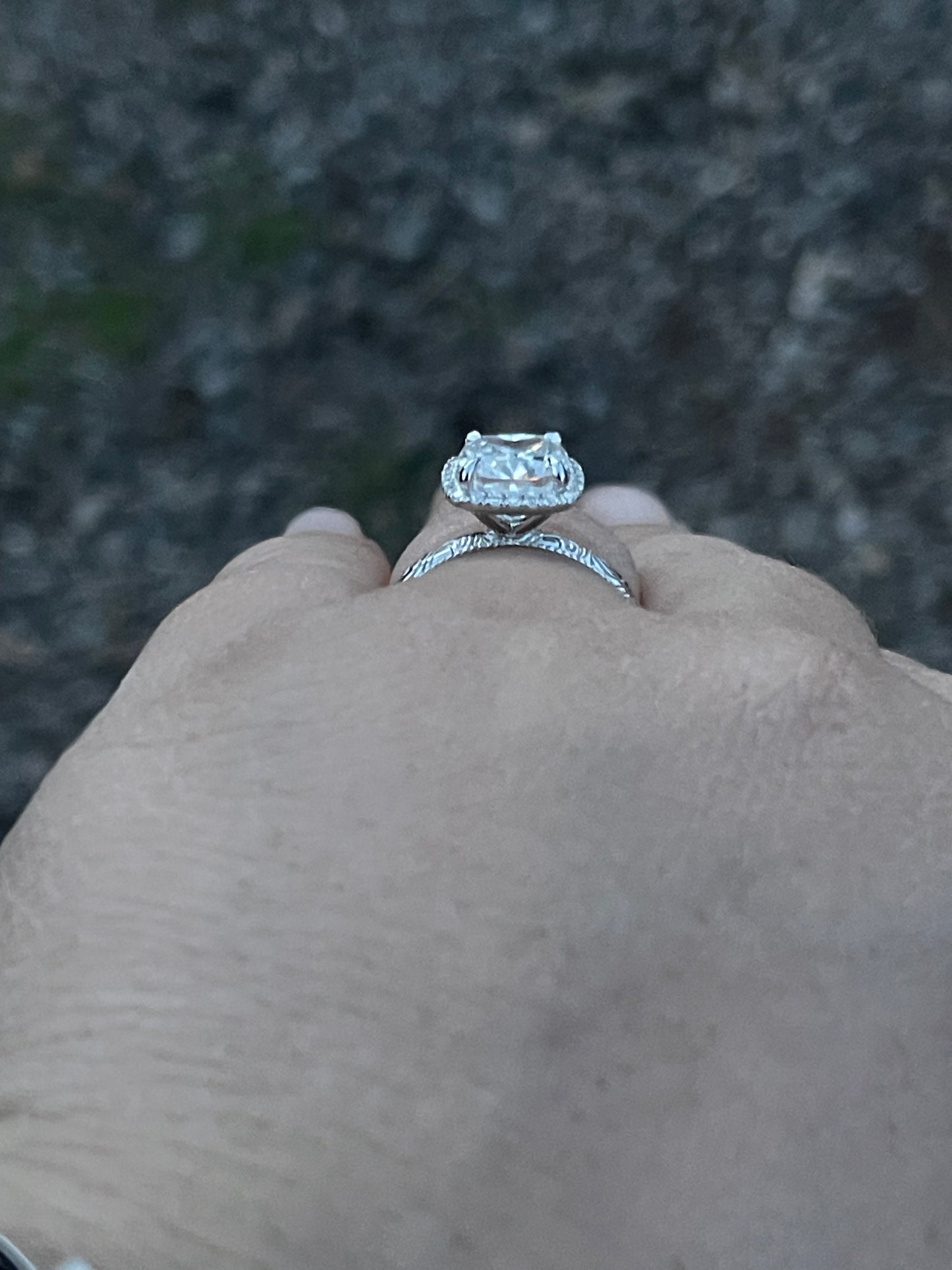 Winifred Sterling Silver Engagement Ring