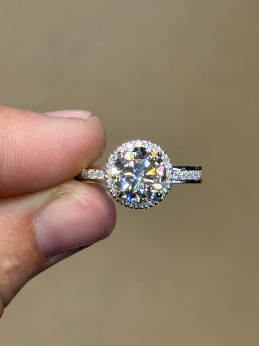 Lakin (LP) Sterling Silver Engagement Ring