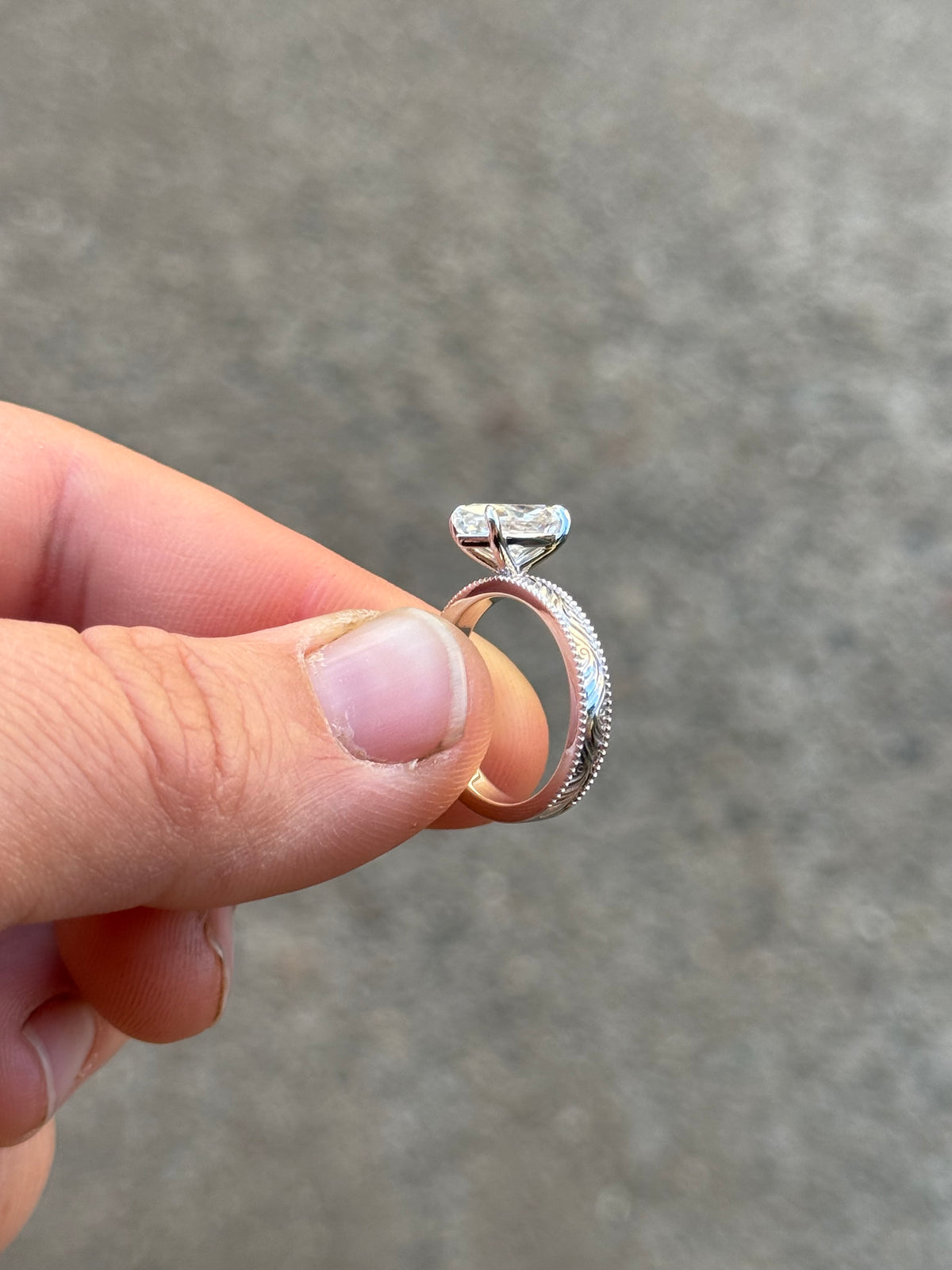 Hattie Sterling Silver Engagement Ring