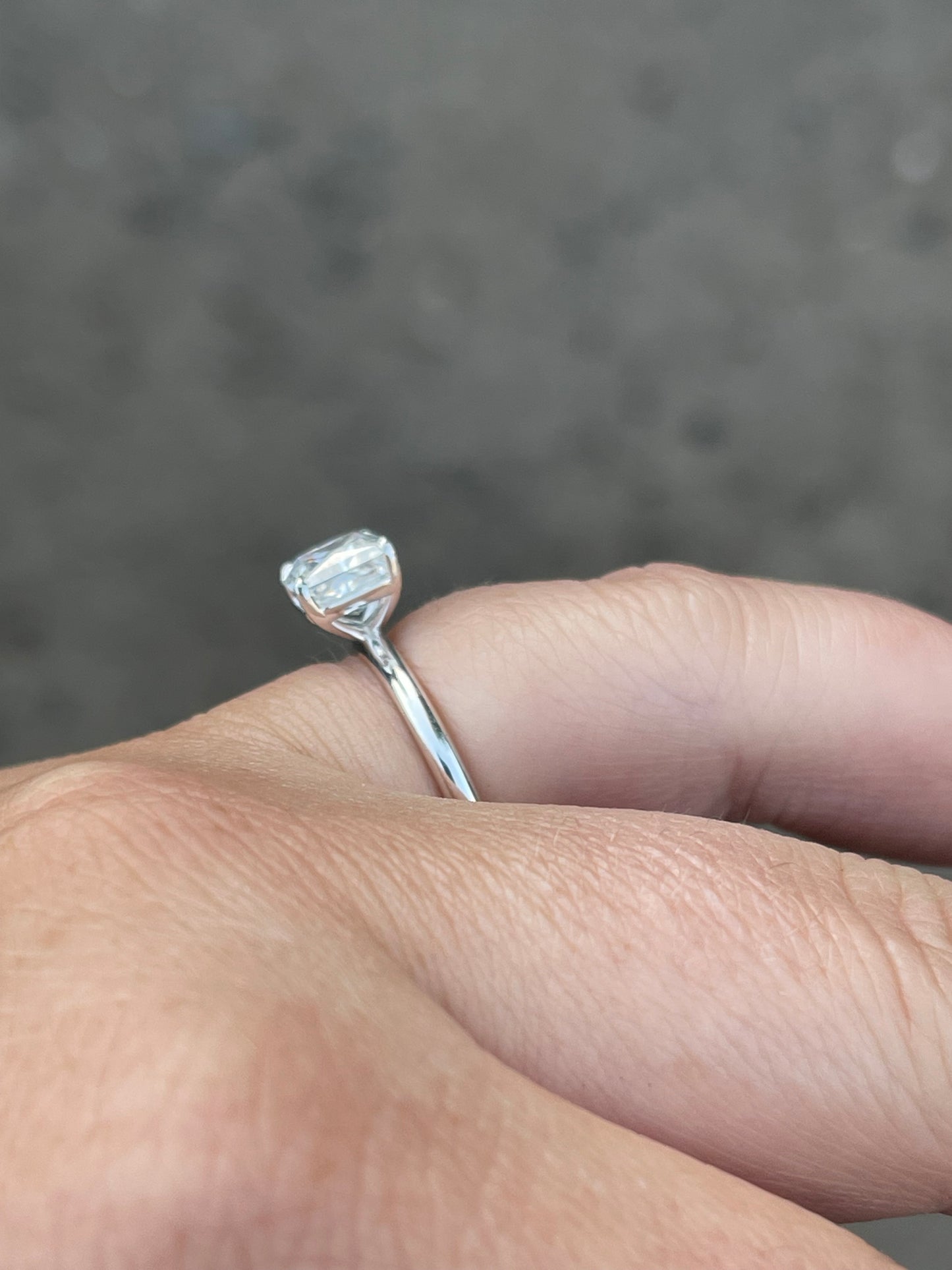 Nova Sterling Silver Engagement Ring
