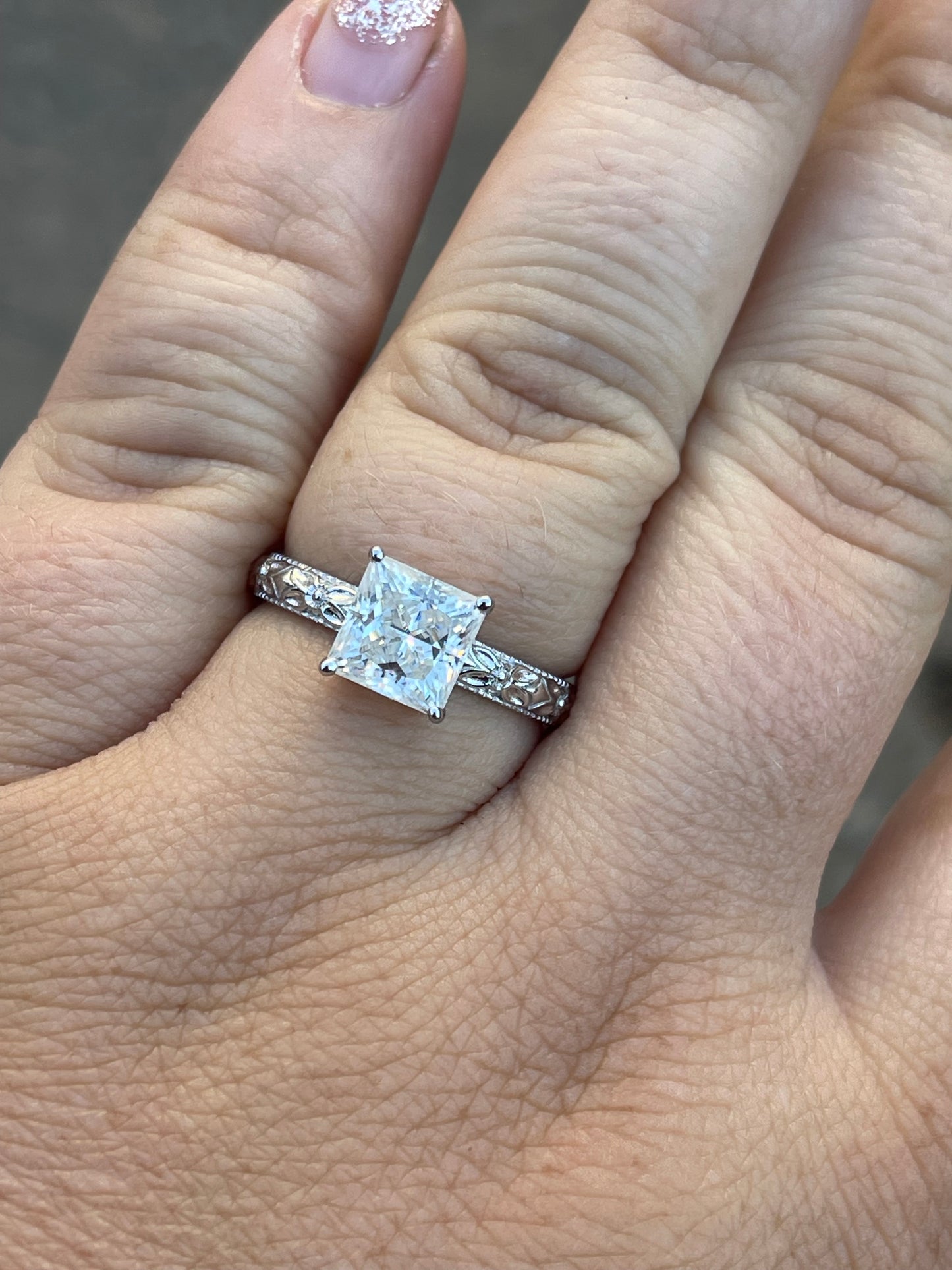 Ember (LP) Sterling Silver Engagement Ring