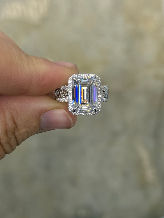 Kain 5ct Sterling Silver Engagement Ring