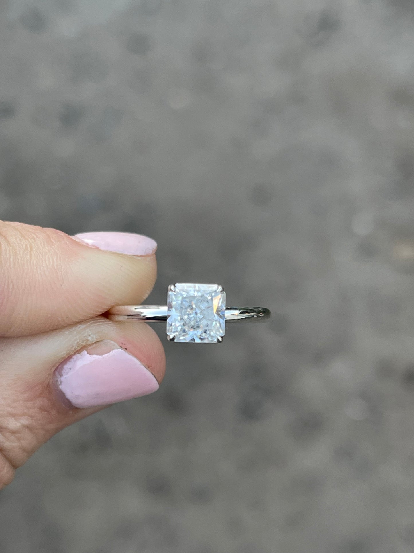 Nova Sterling Silver Engagement Ring