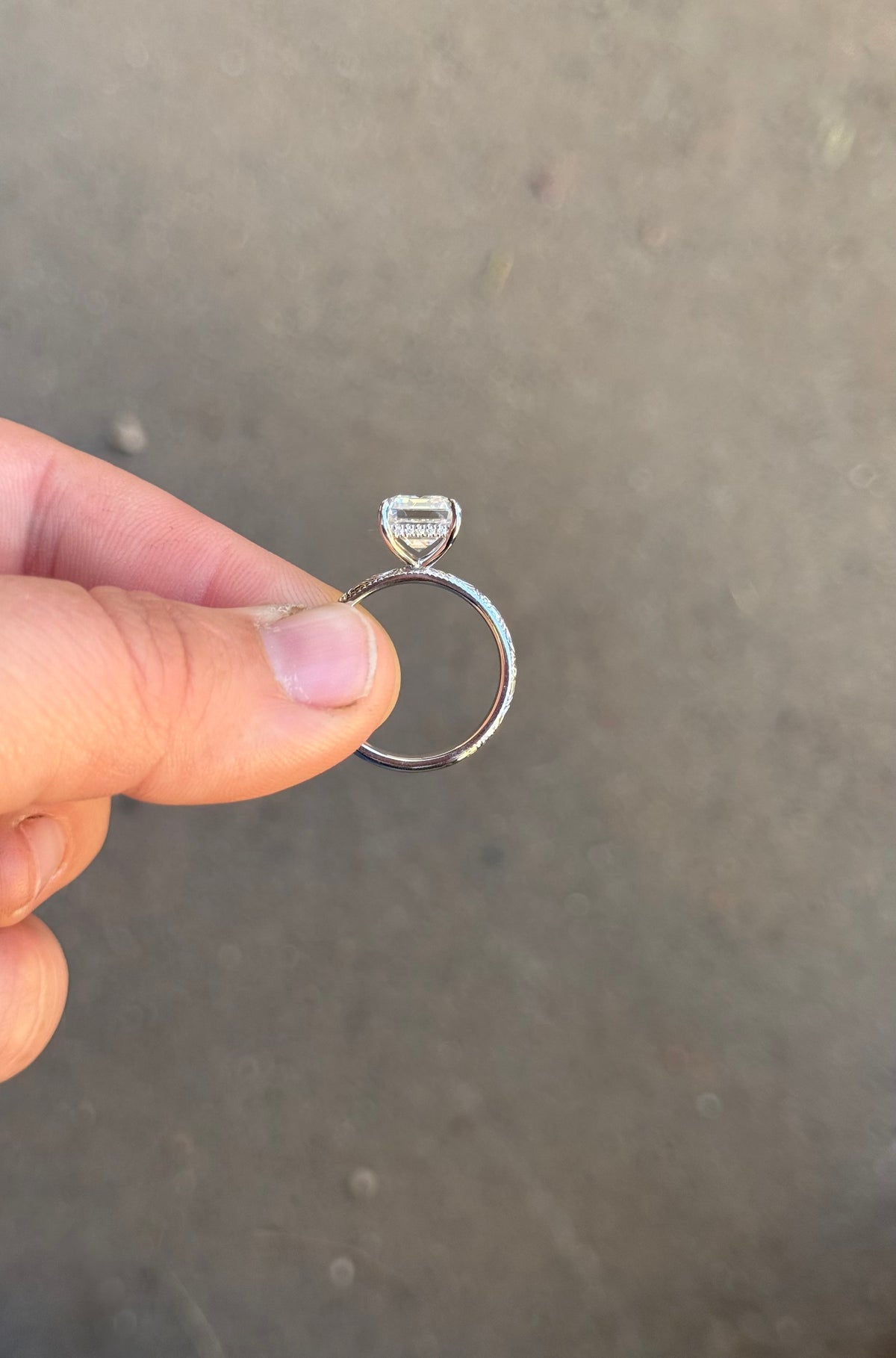 Scout Hidden Halo Engagement Ring