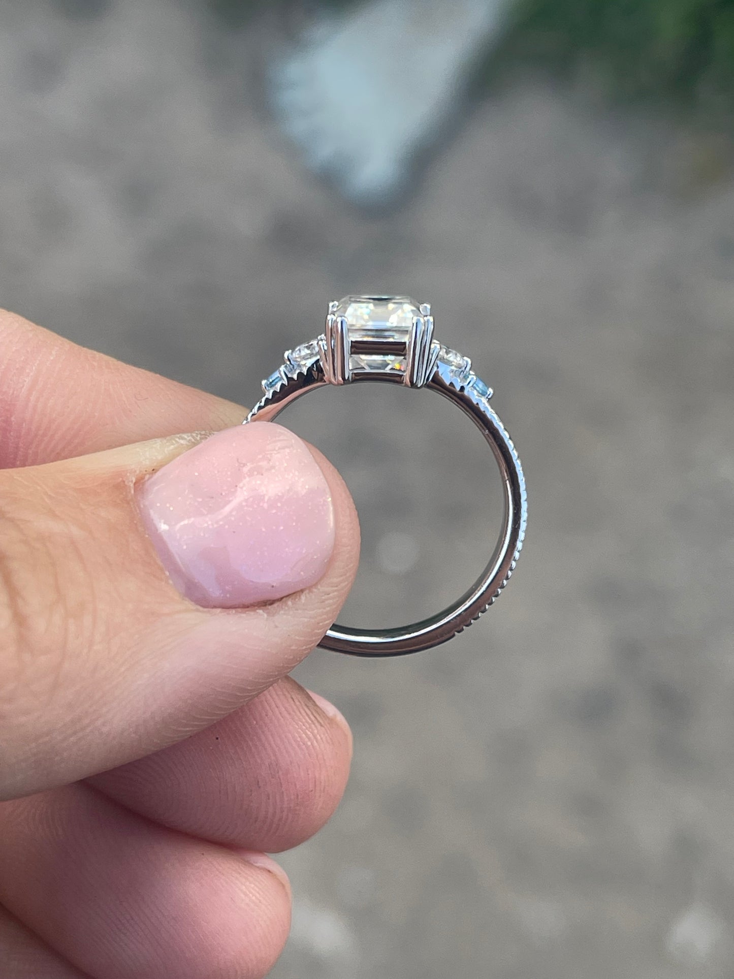 Ellison Sterling Silver Engagement Ring