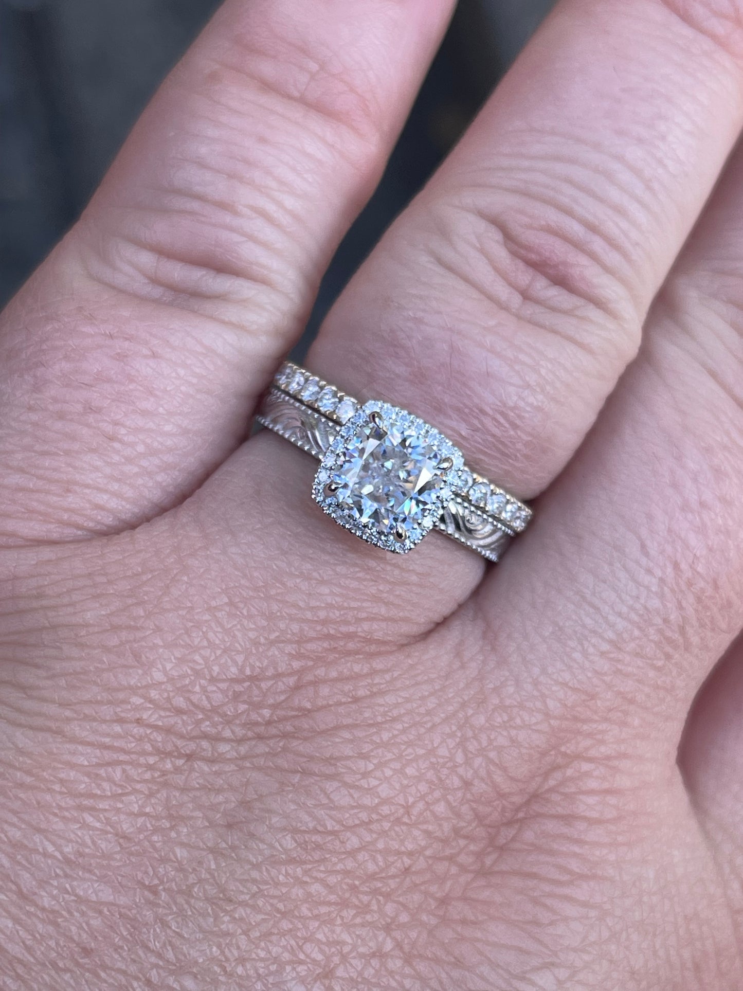 Skylar Sterling Silver Engagement Ring