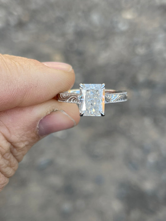 Elsa Sterling Silver Engagement Ring