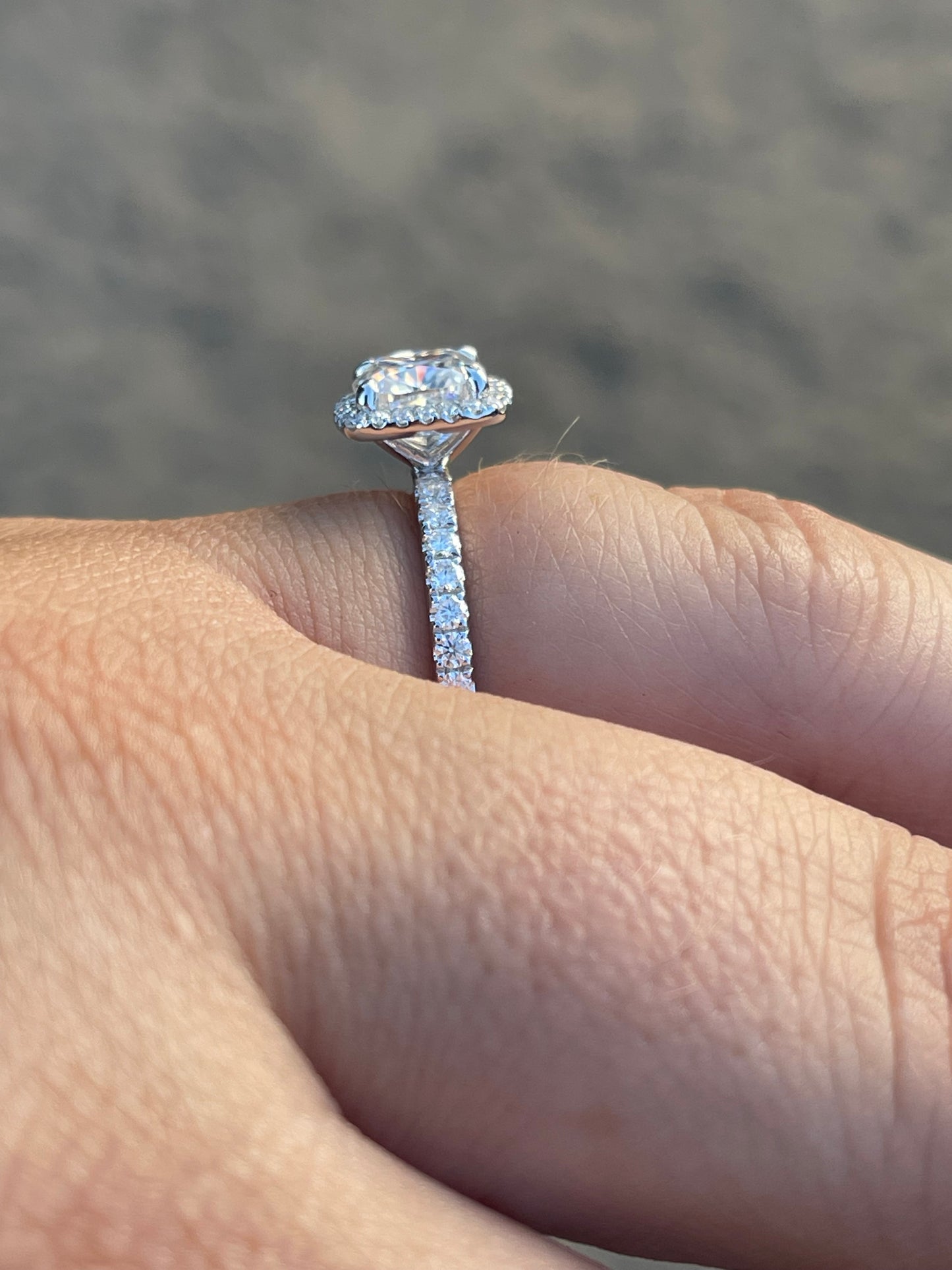 Nyla Sterling Silver Engagement Ring