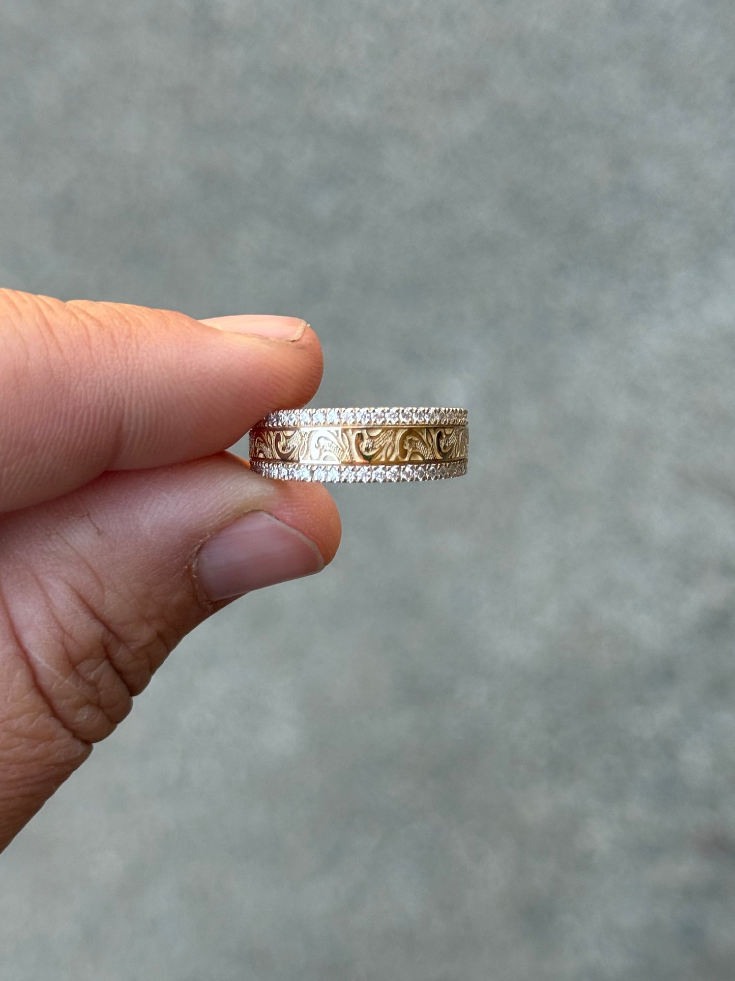 McKenna Moissanite Wedding Band Engagement Rings Tines Ranch Co