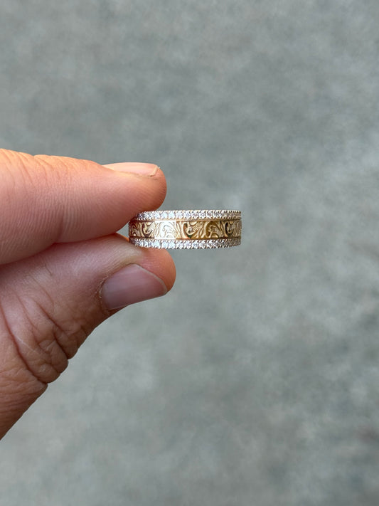 McKenna Moissanite Wedding Band