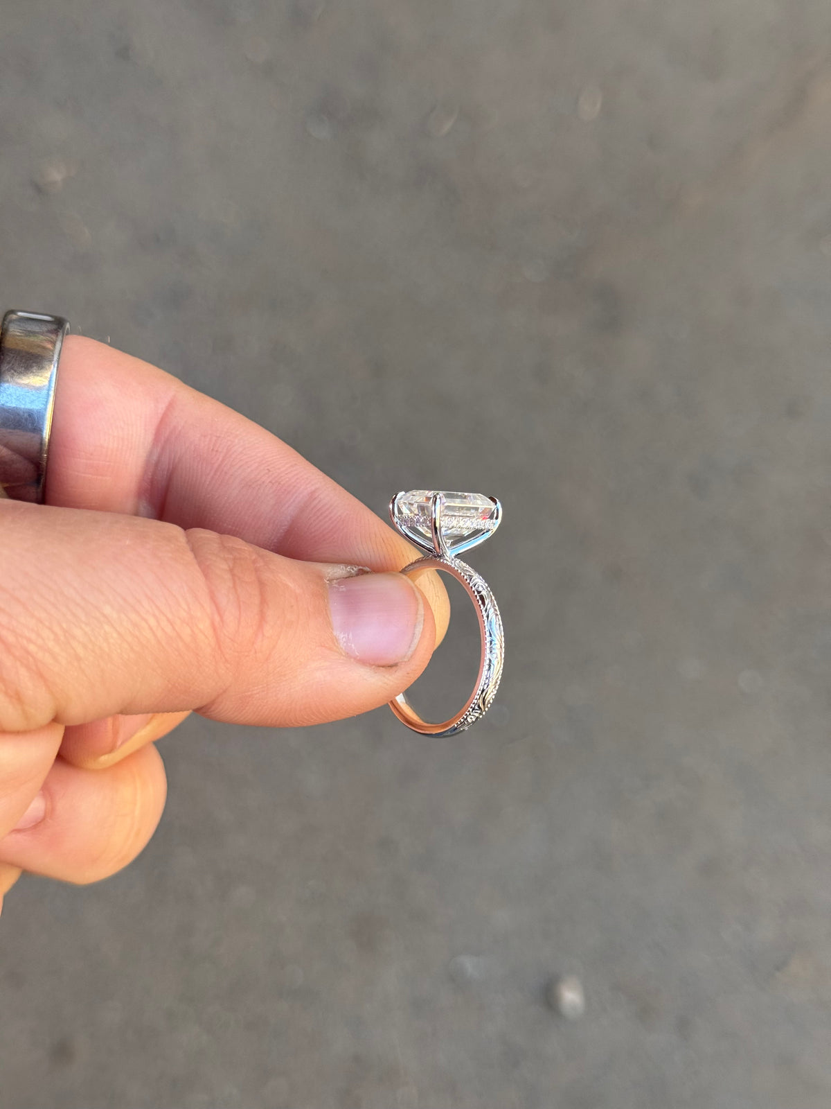 Scout Hidden Halo Sterling Silver Engagement Ring Engagement Rings Tines Ranch Co