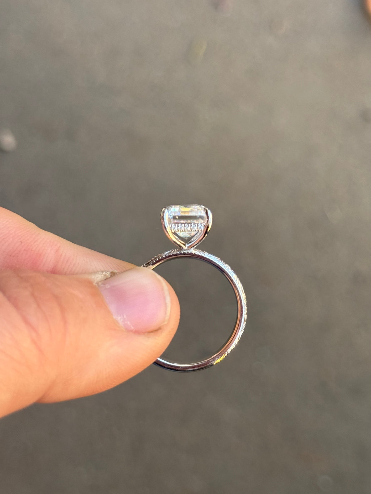 Scout 5ct Hidden Halo Engagement Ring