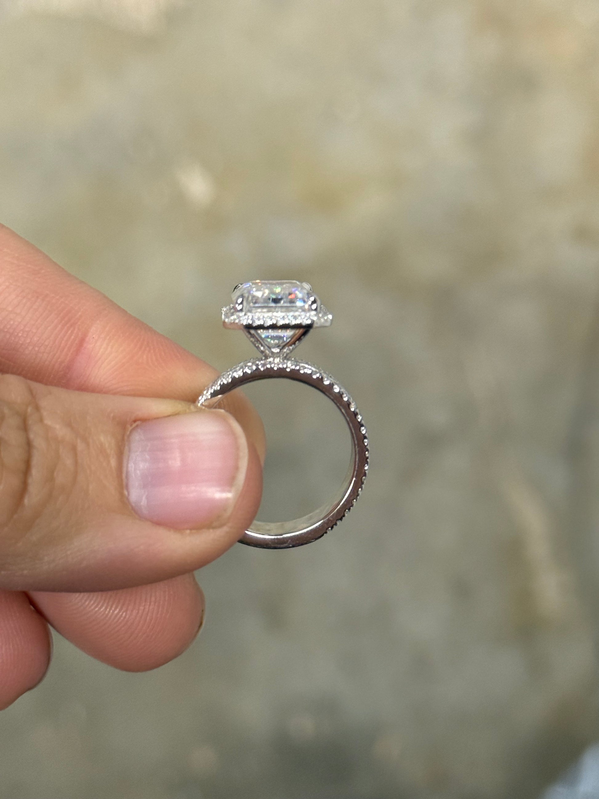 Kain 5ct Sterling Silver Engagement Ring Engagement Rings Tines Ranch Co