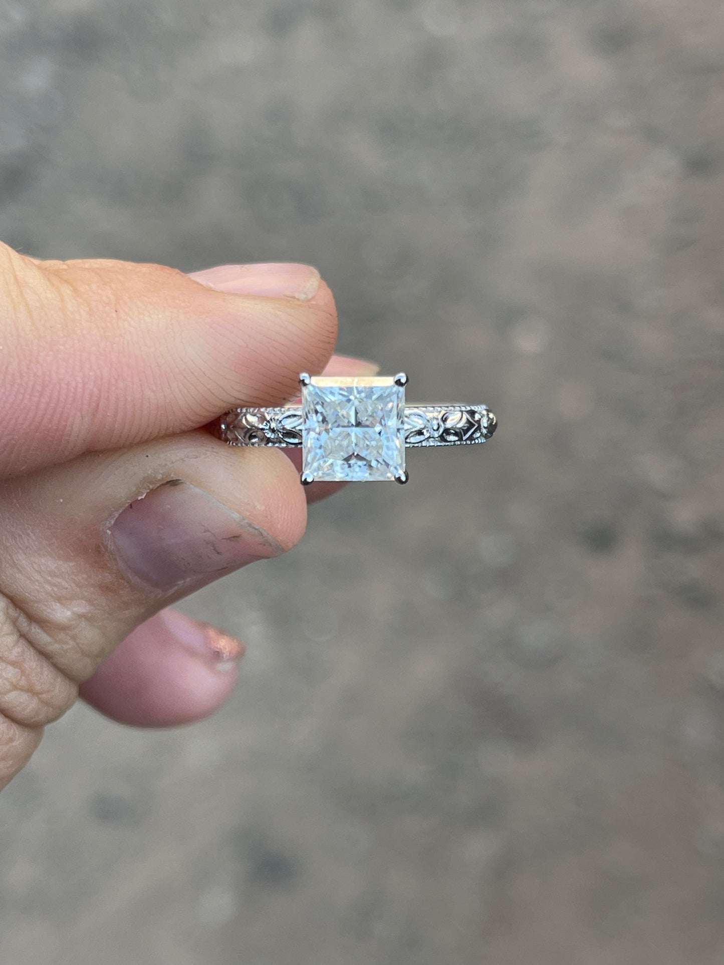 Ember (LP) Sterling Silver Engagement Ring