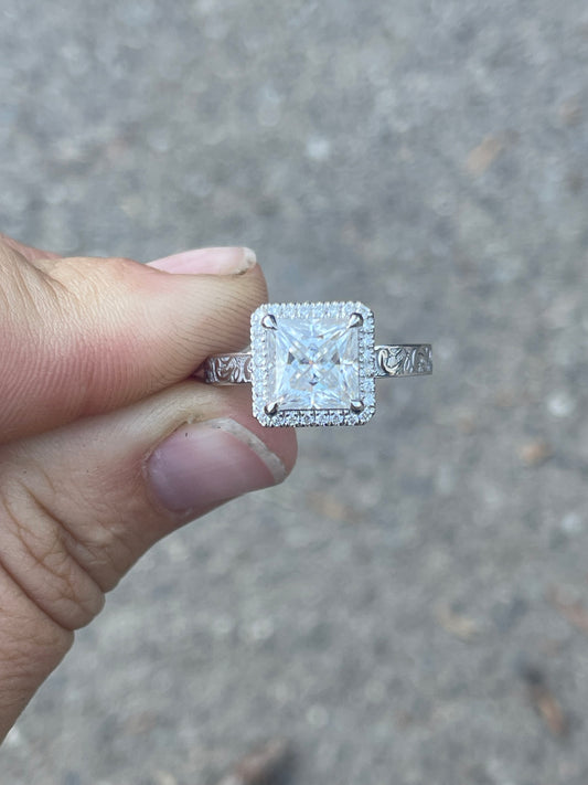 Sierra Sterling Silver Engagement Ring