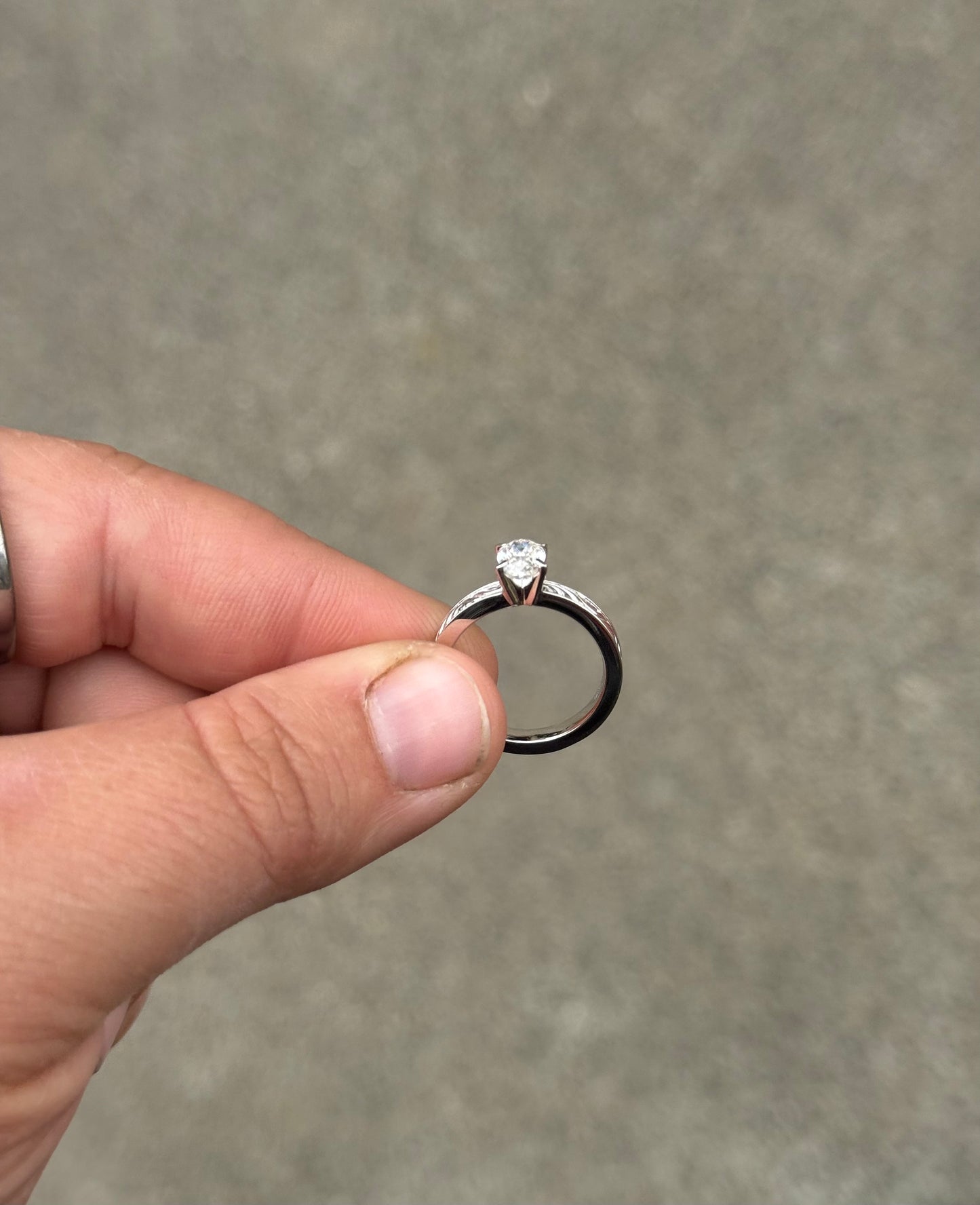 Kimber 1ct 6US Sterling Silver Engagement Ring